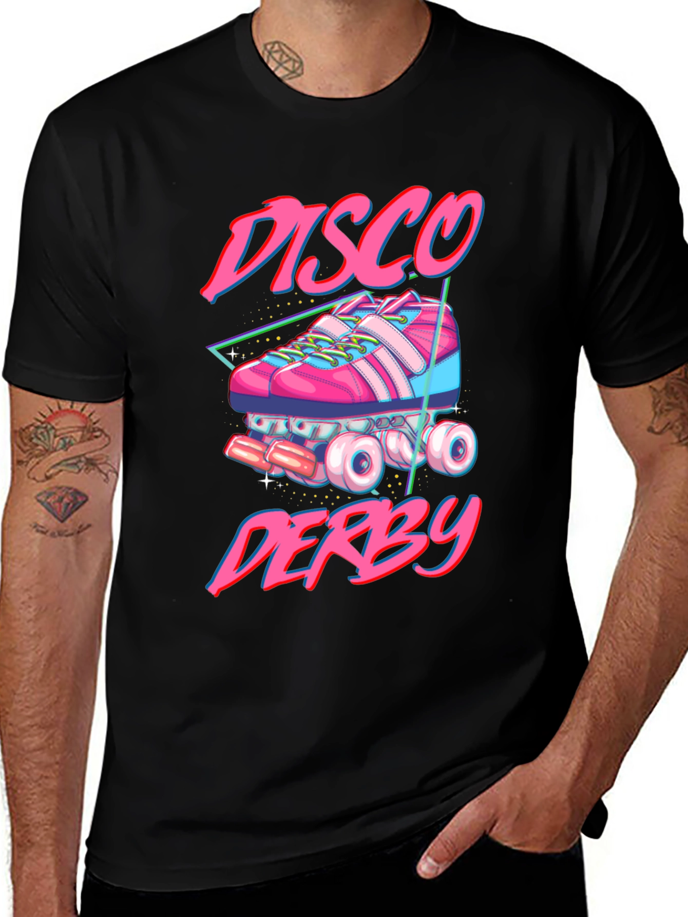 Disco Derby Roller Skate Graphic Tee