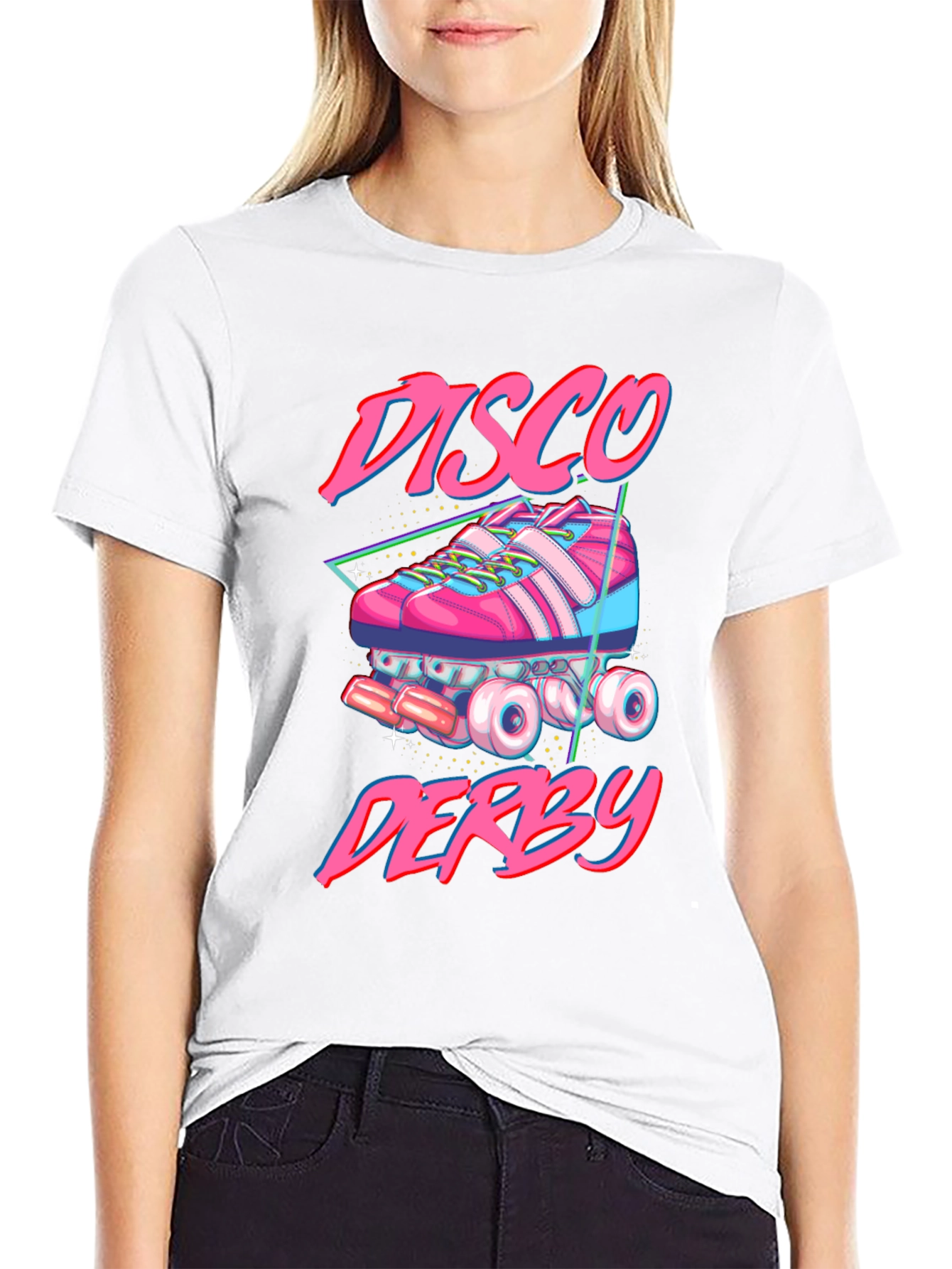 Disco Derby Roller Skate Graphic Tee