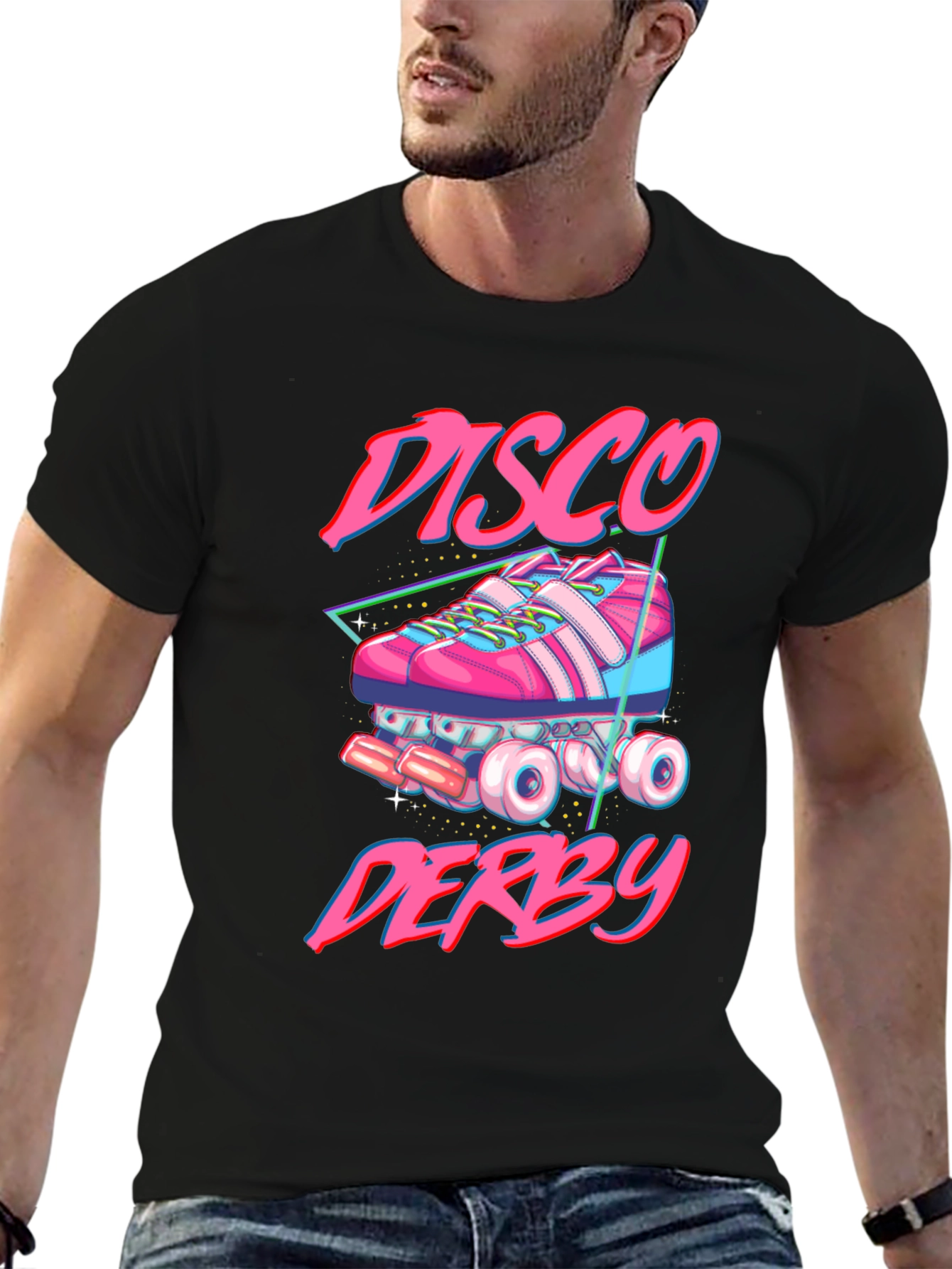 Disco Derby Roller Skate Graphic Tee