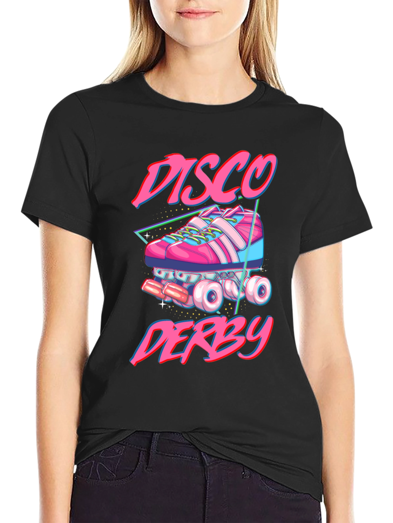 Disco Derby Roller Skate Graphic Tee