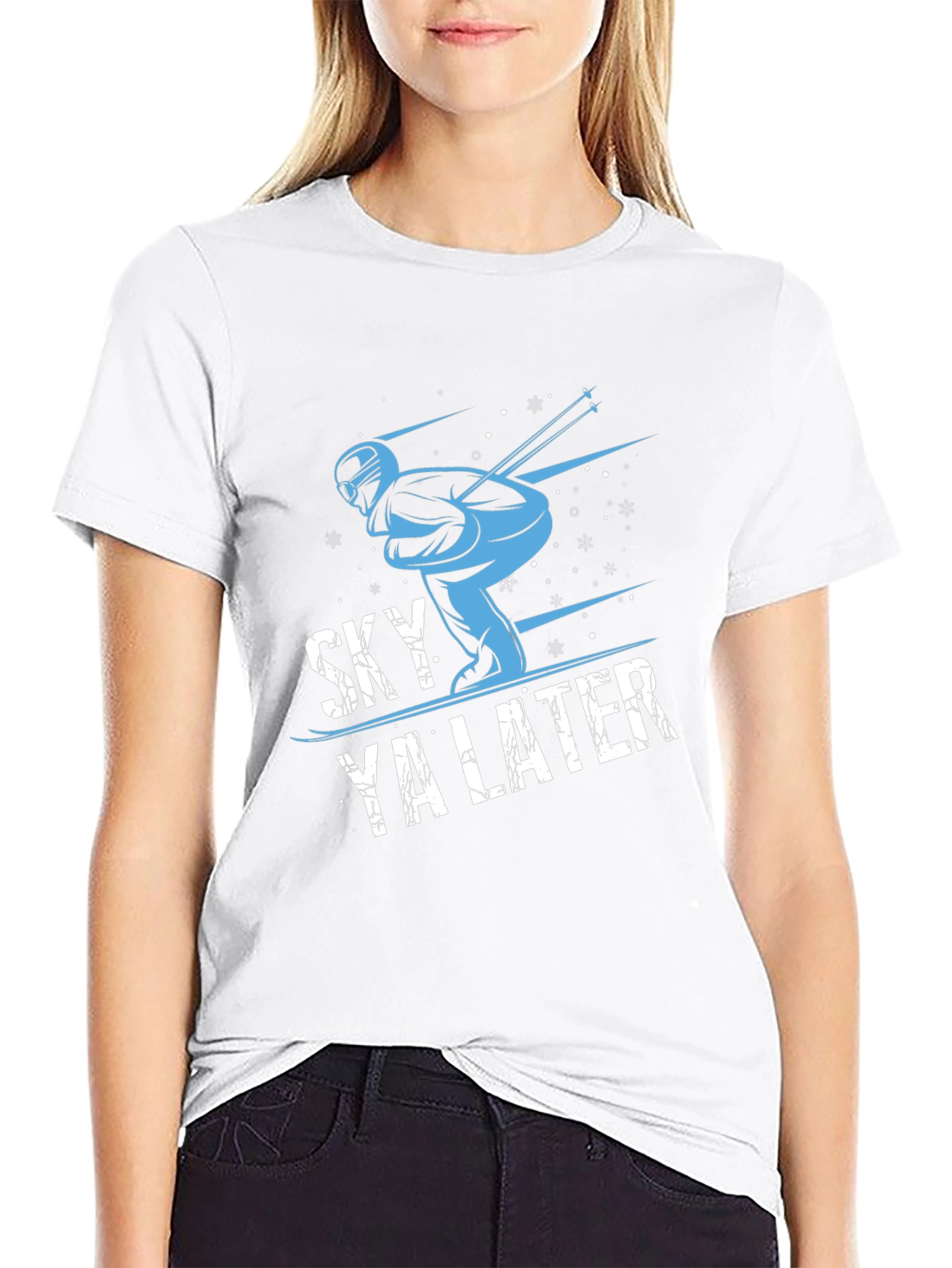 Sky Ya Later Graphic Tee - Skiing T-Shirt