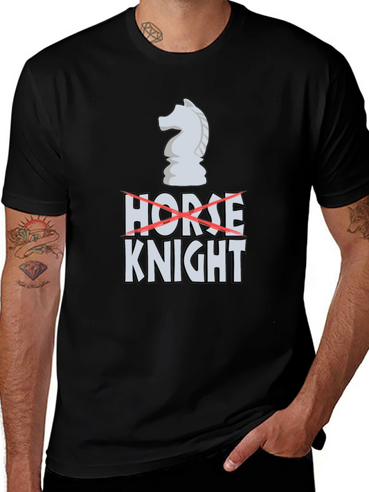 Chess Knight Graphic T-Shirt - No Horse!