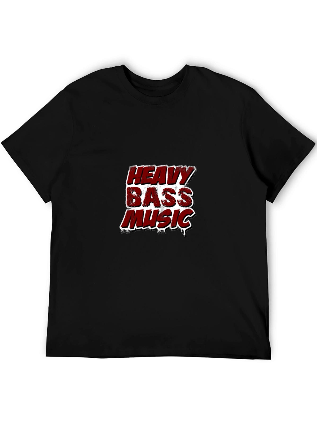 Heavy Bass Music Graphic T-Shirt