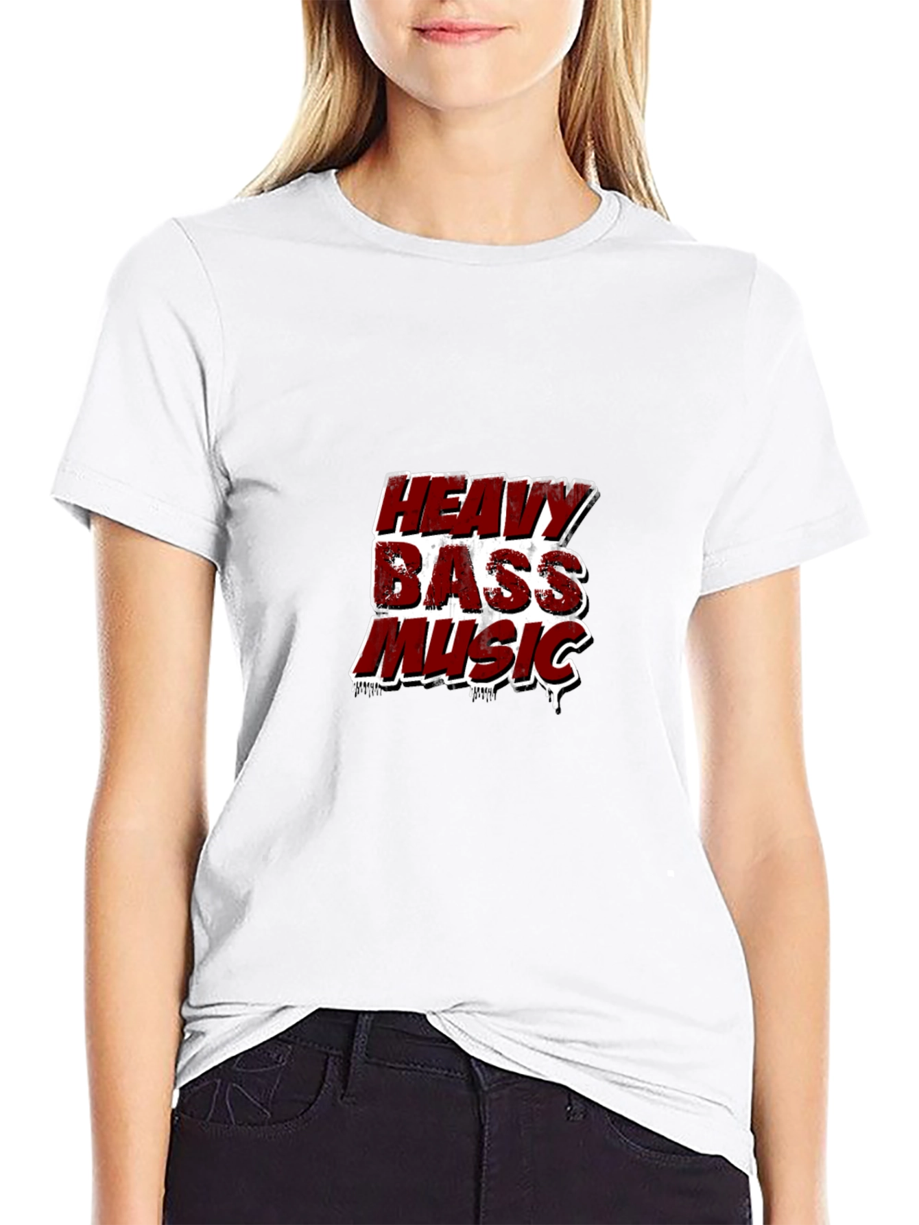 Heavy Bass Music Graphic T-Shirt