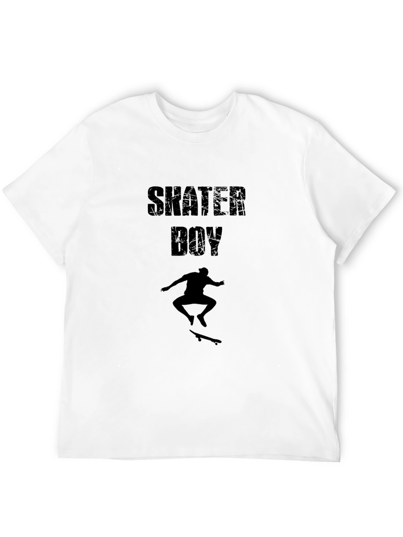 Skater Boy Black T-Shirt - Cool Graphic Tee