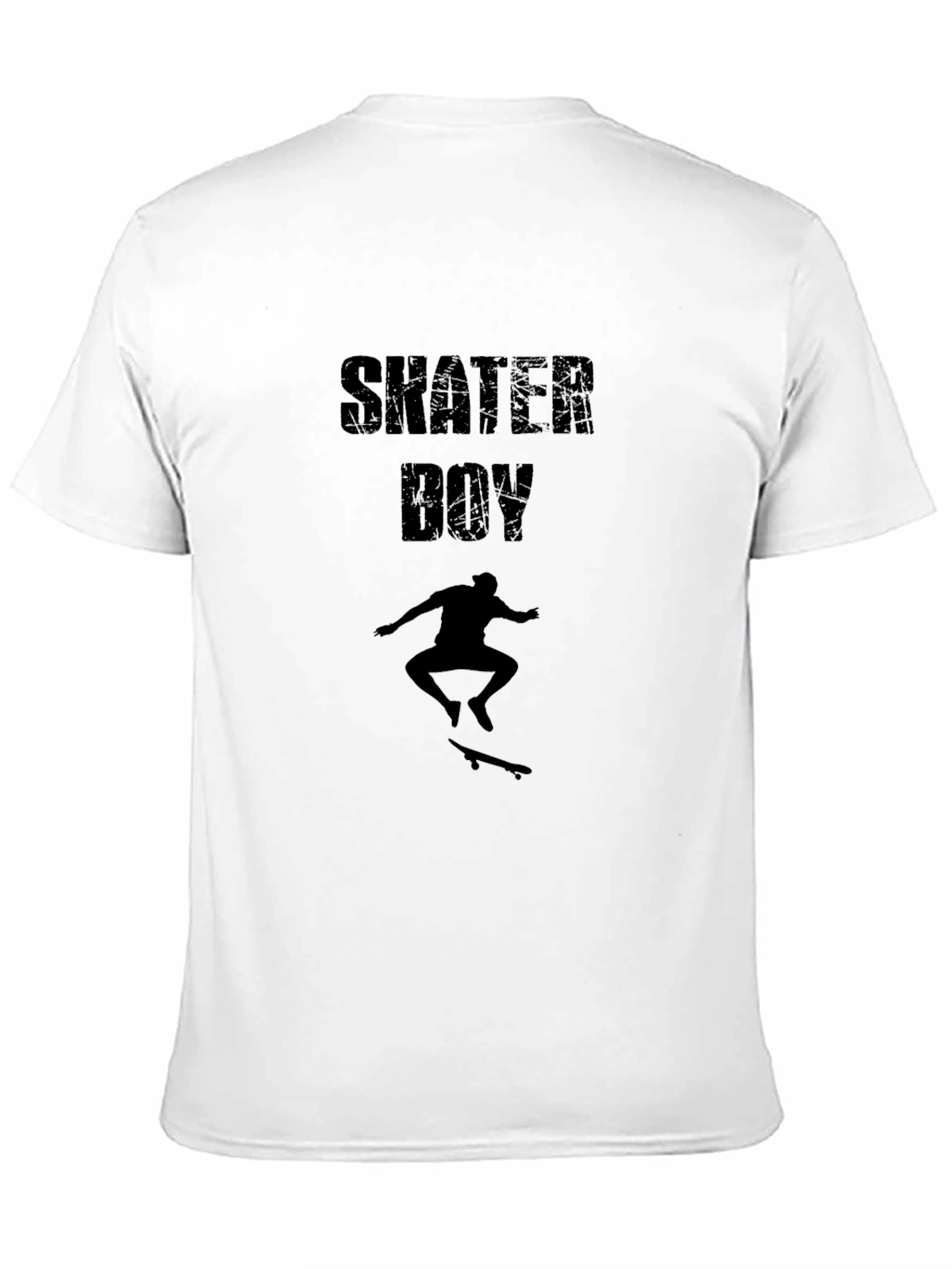 Skater Boy Black T-Shirt - Cool Graphic Tee