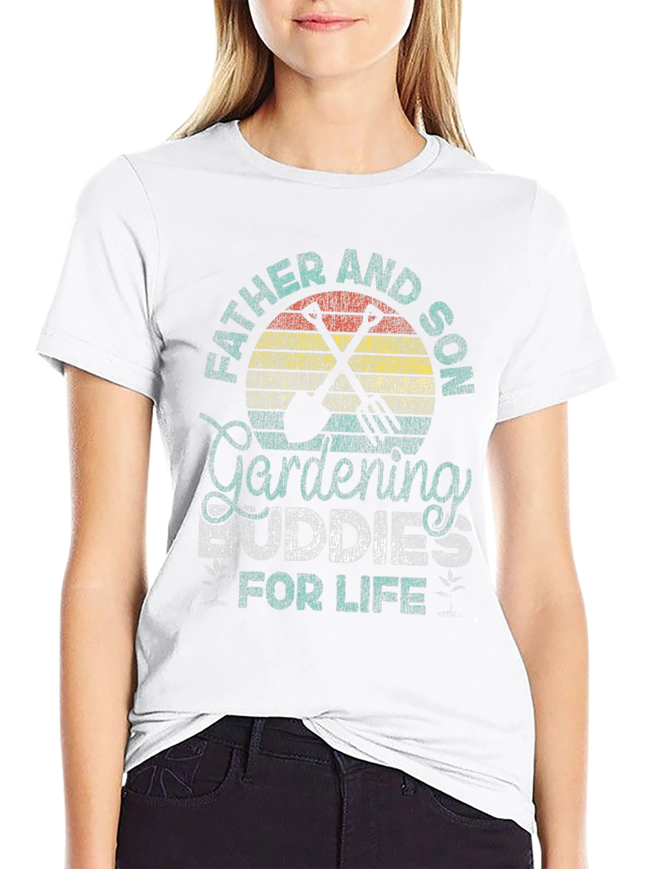 Father and Son Gardening Buddies T-Shirt