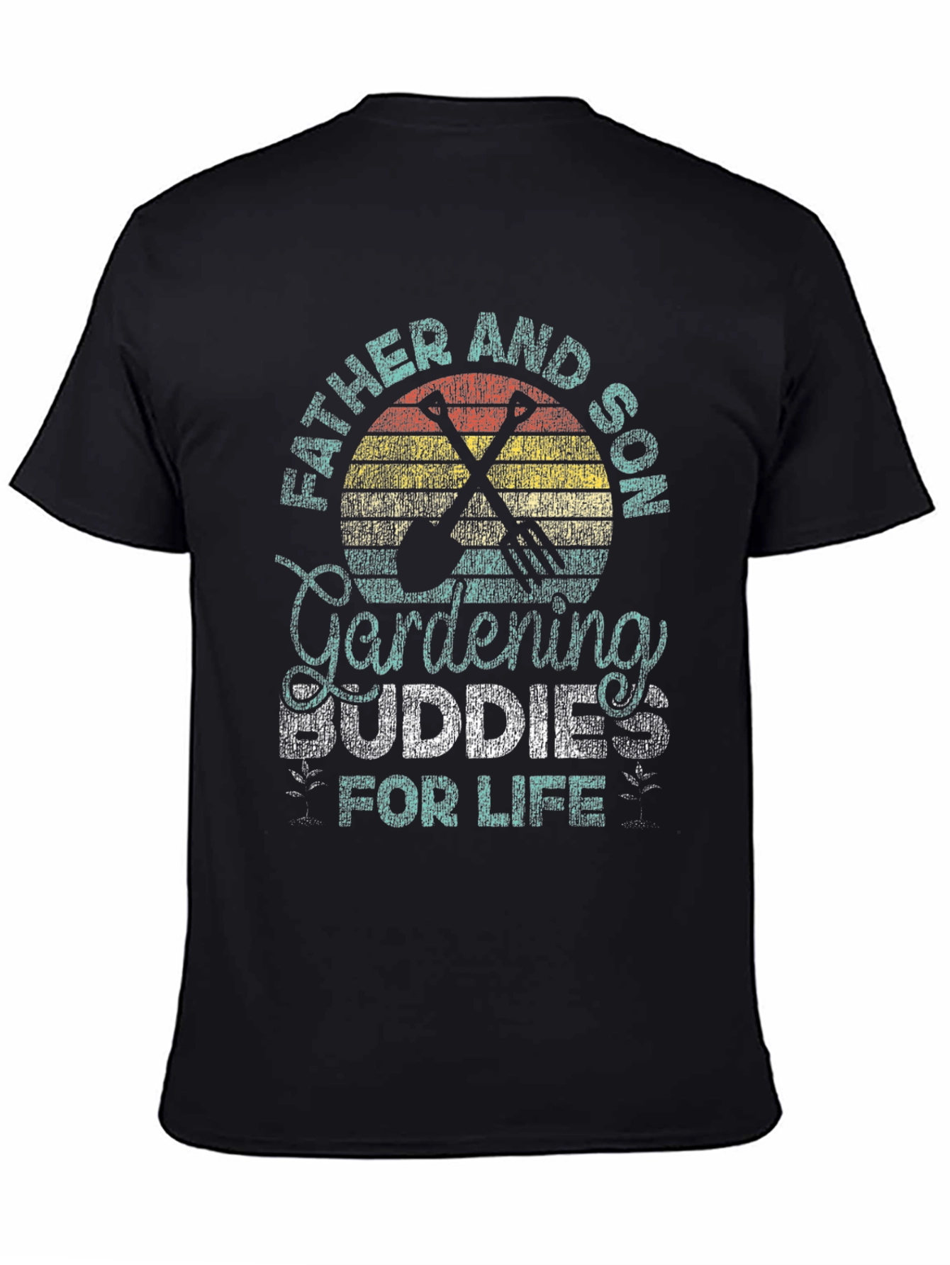 Father and Son Gardening Buddies T-Shirt