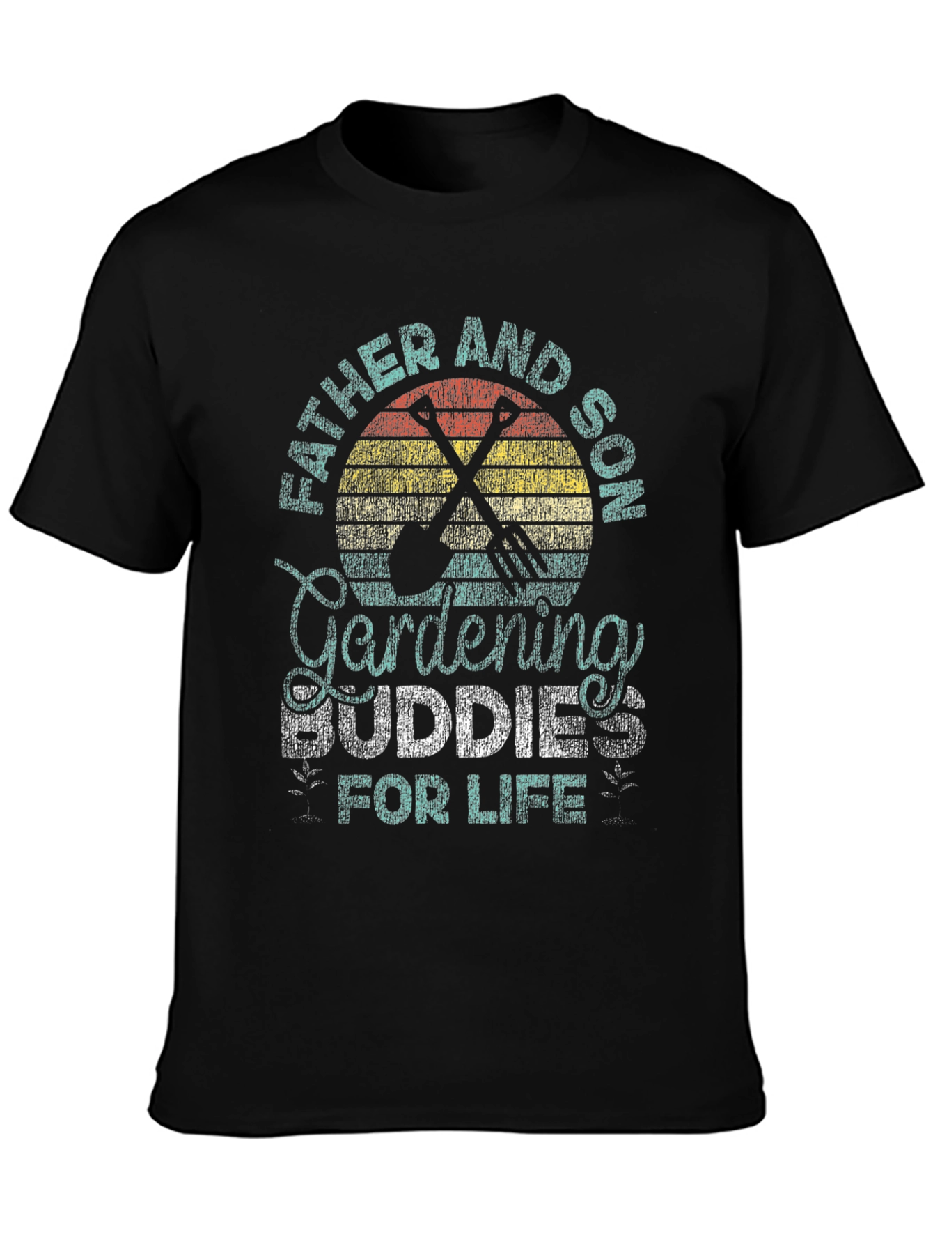Father and Son Gardening Buddies T-Shirt