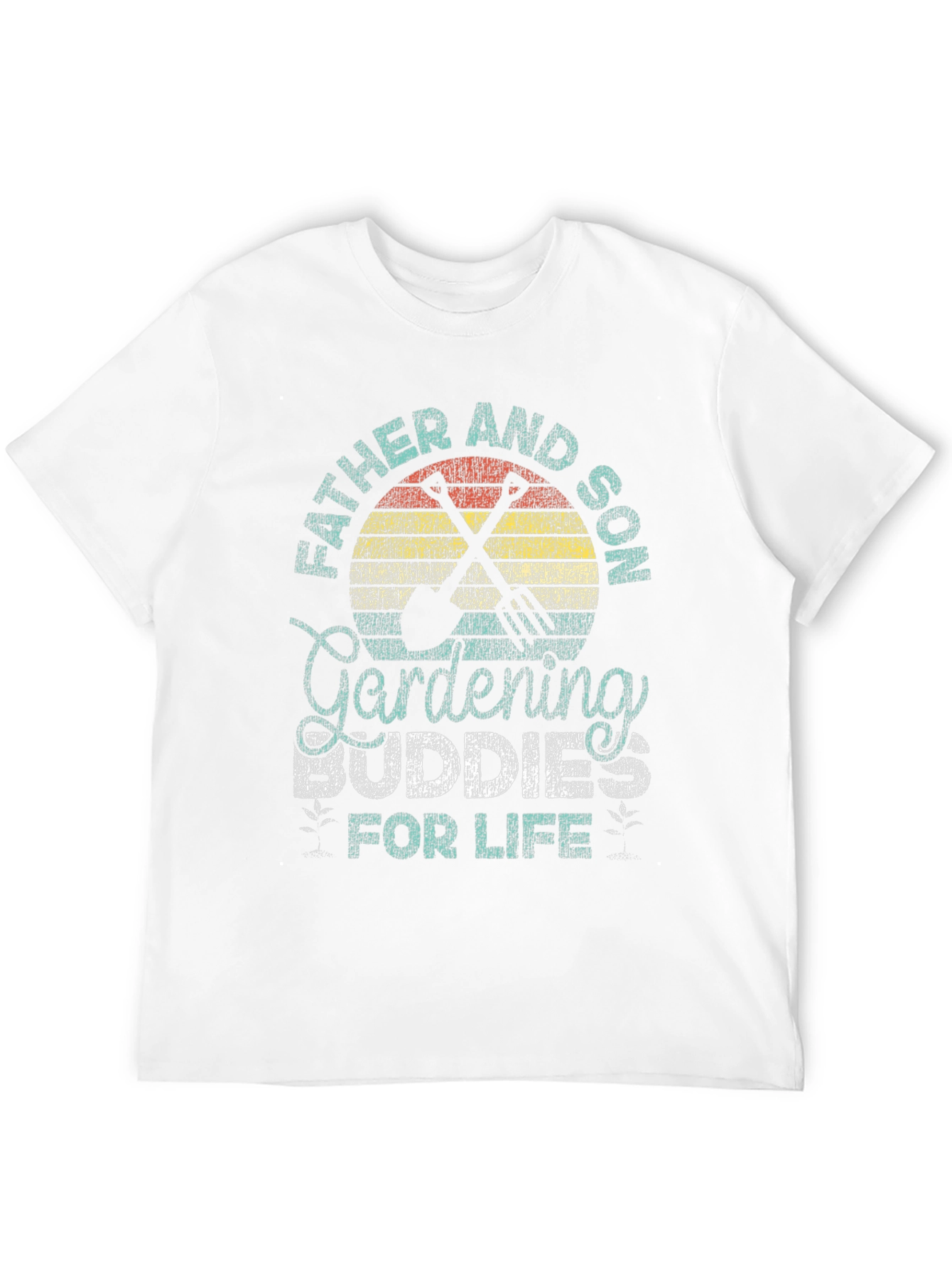 Father and Son Gardening Buddies T-Shirt