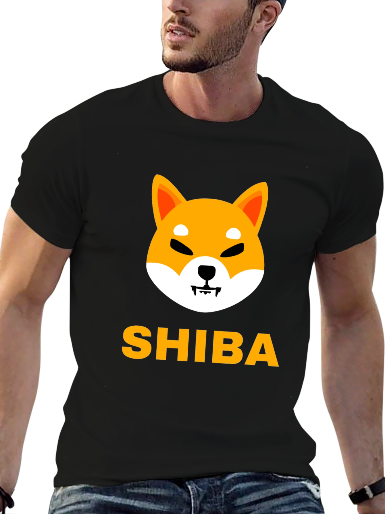 Shiba Inu Crypto Black T-Shirt
