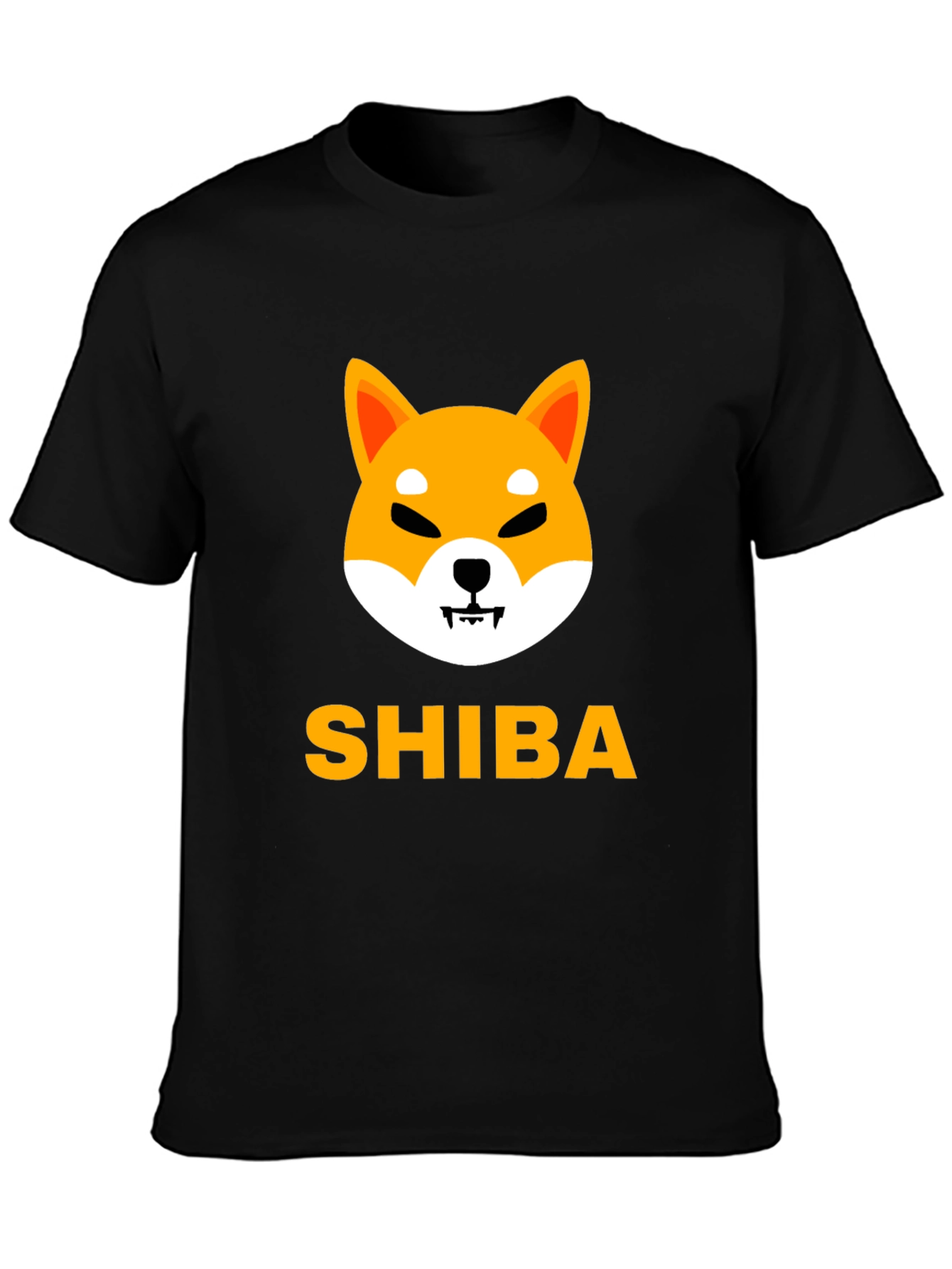 Shiba Inu Crypto Black T-Shirt