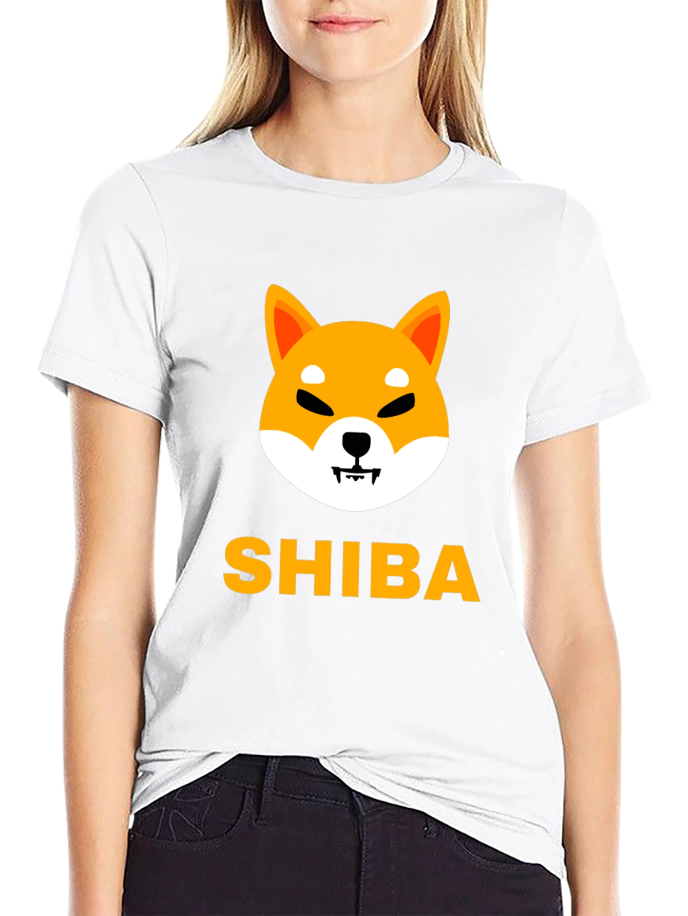 Shiba Inu Crypto Black T-Shirt