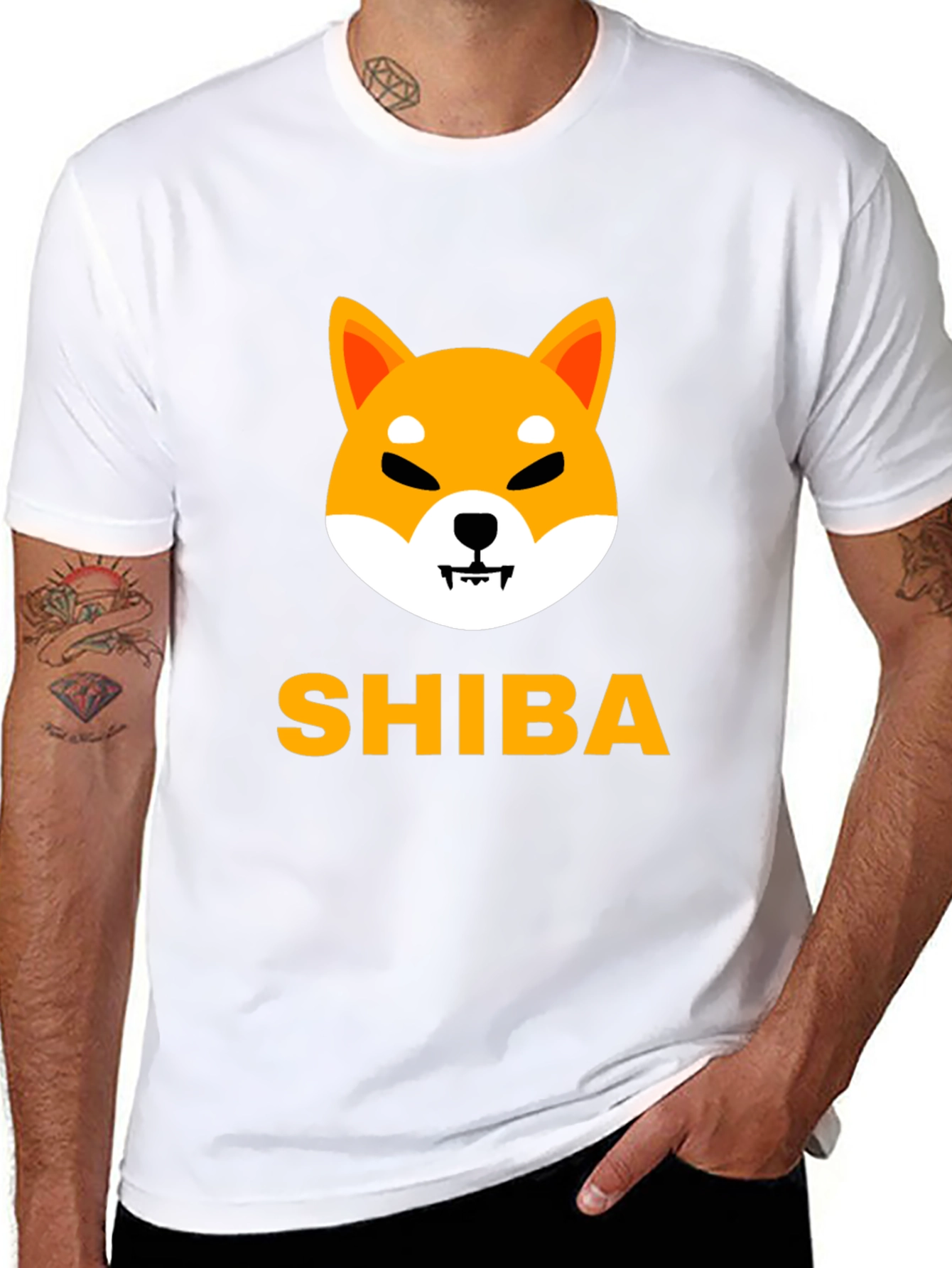 Shiba Inu Crypto Black T-Shirt