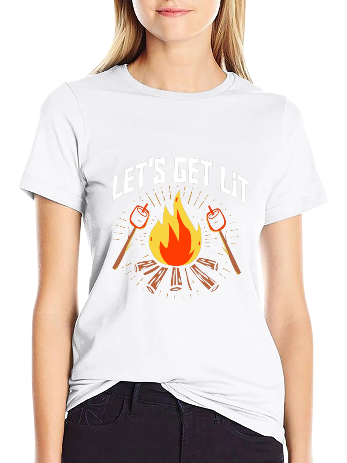 Lets Get Lit Campfire T-Shirt