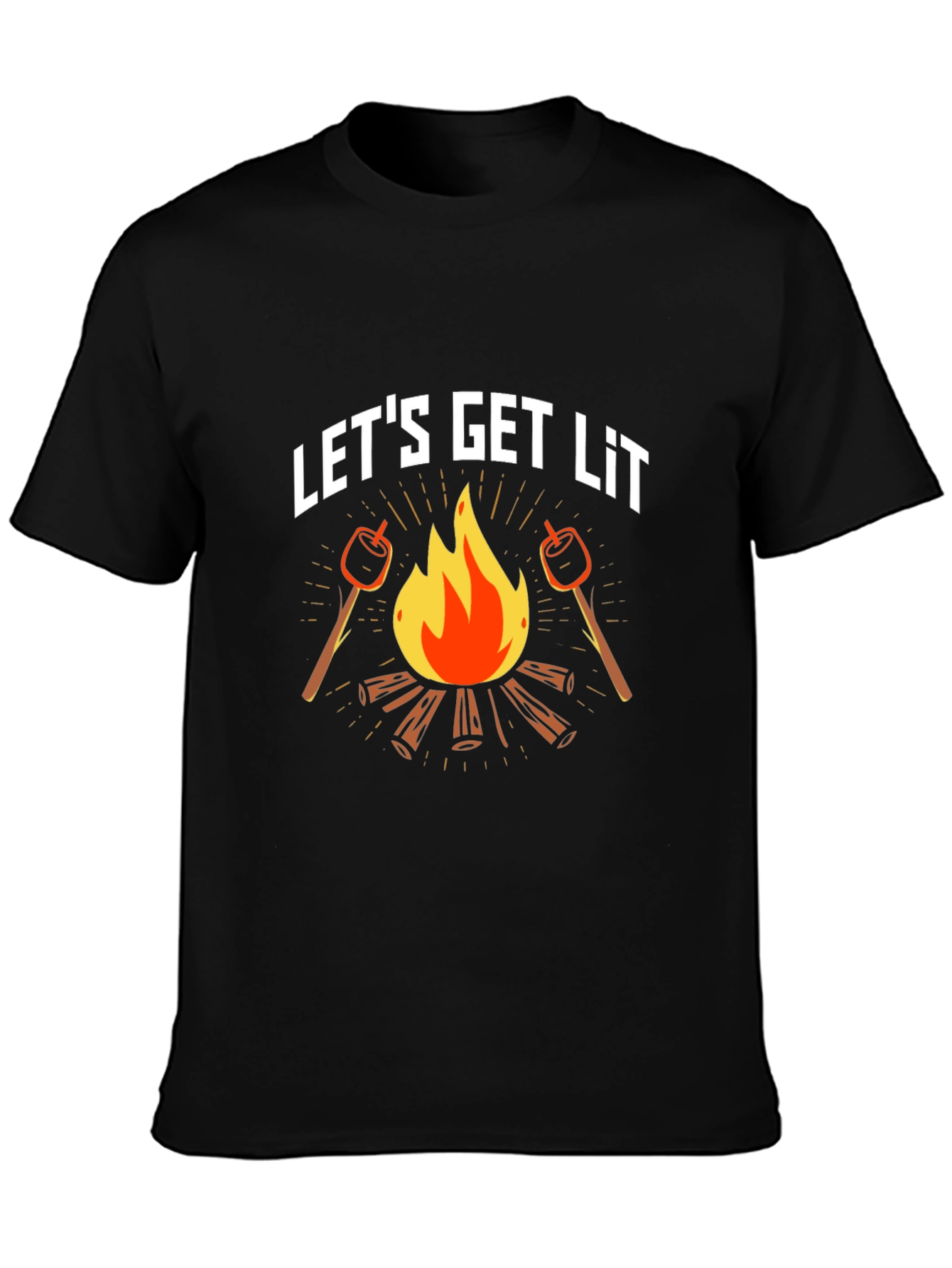 Lets Get Lit Campfire T-Shirt