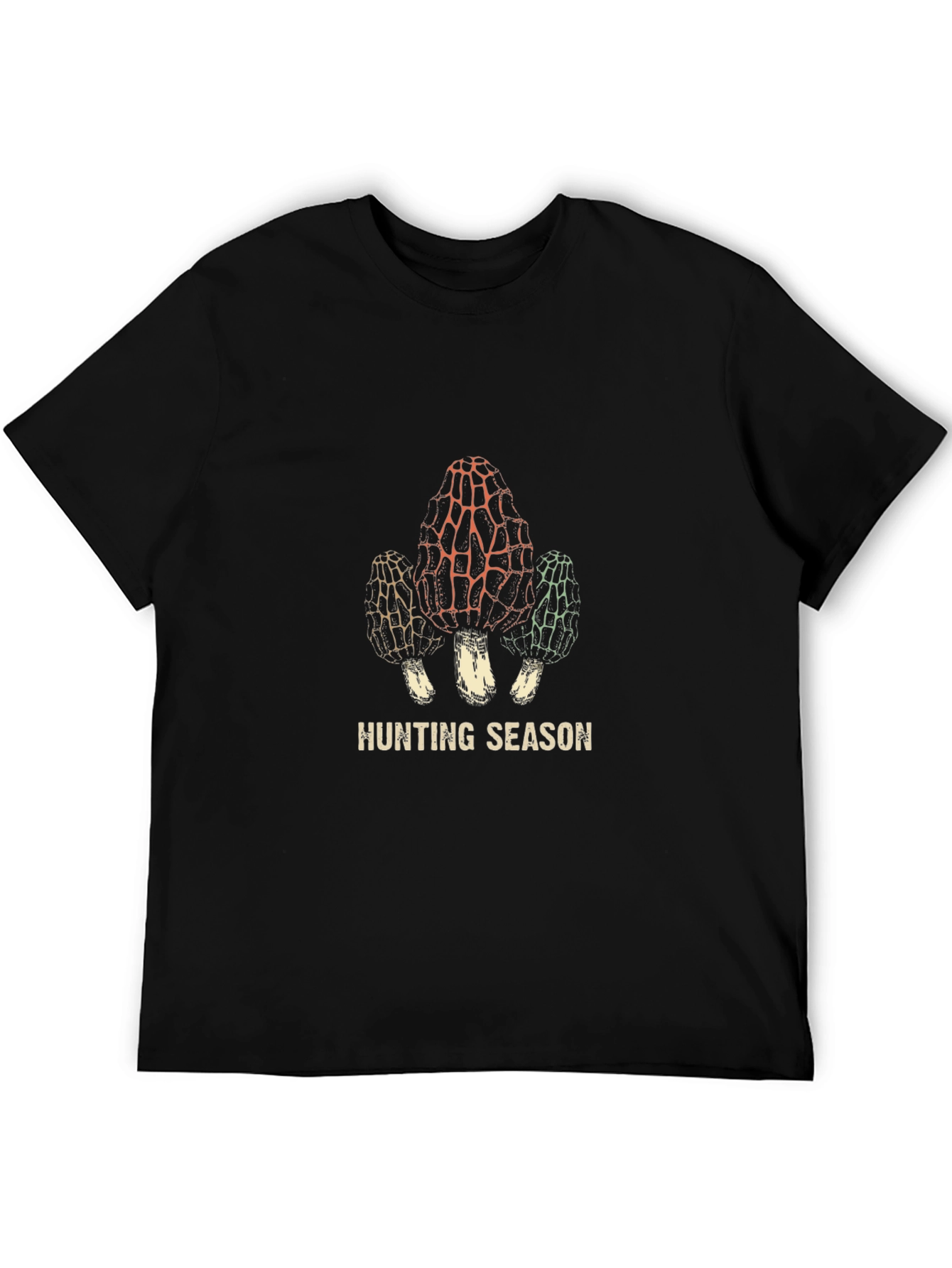 Hunting Season Morel Mushroom Graphic Tee