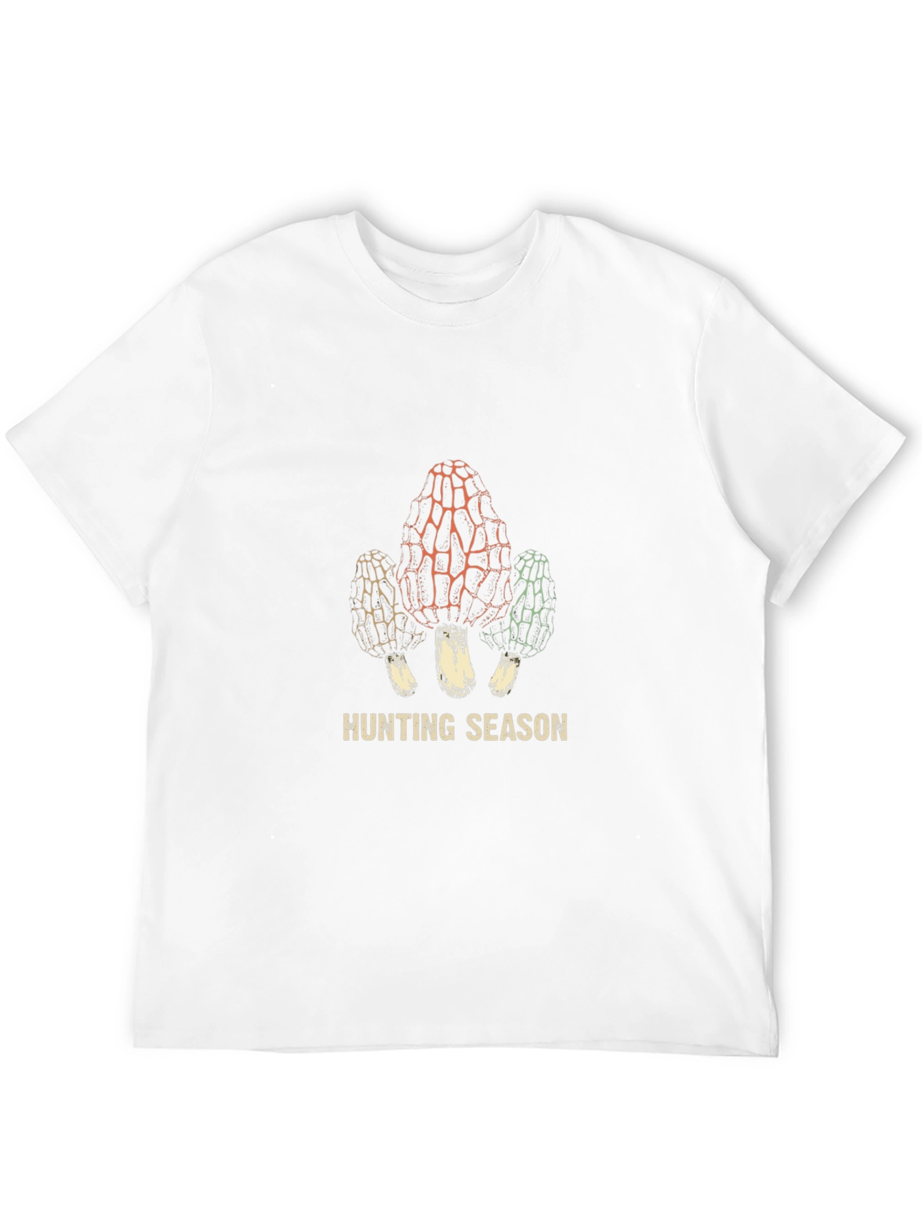 Hunting Season Morel Mushroom Graphic Tee