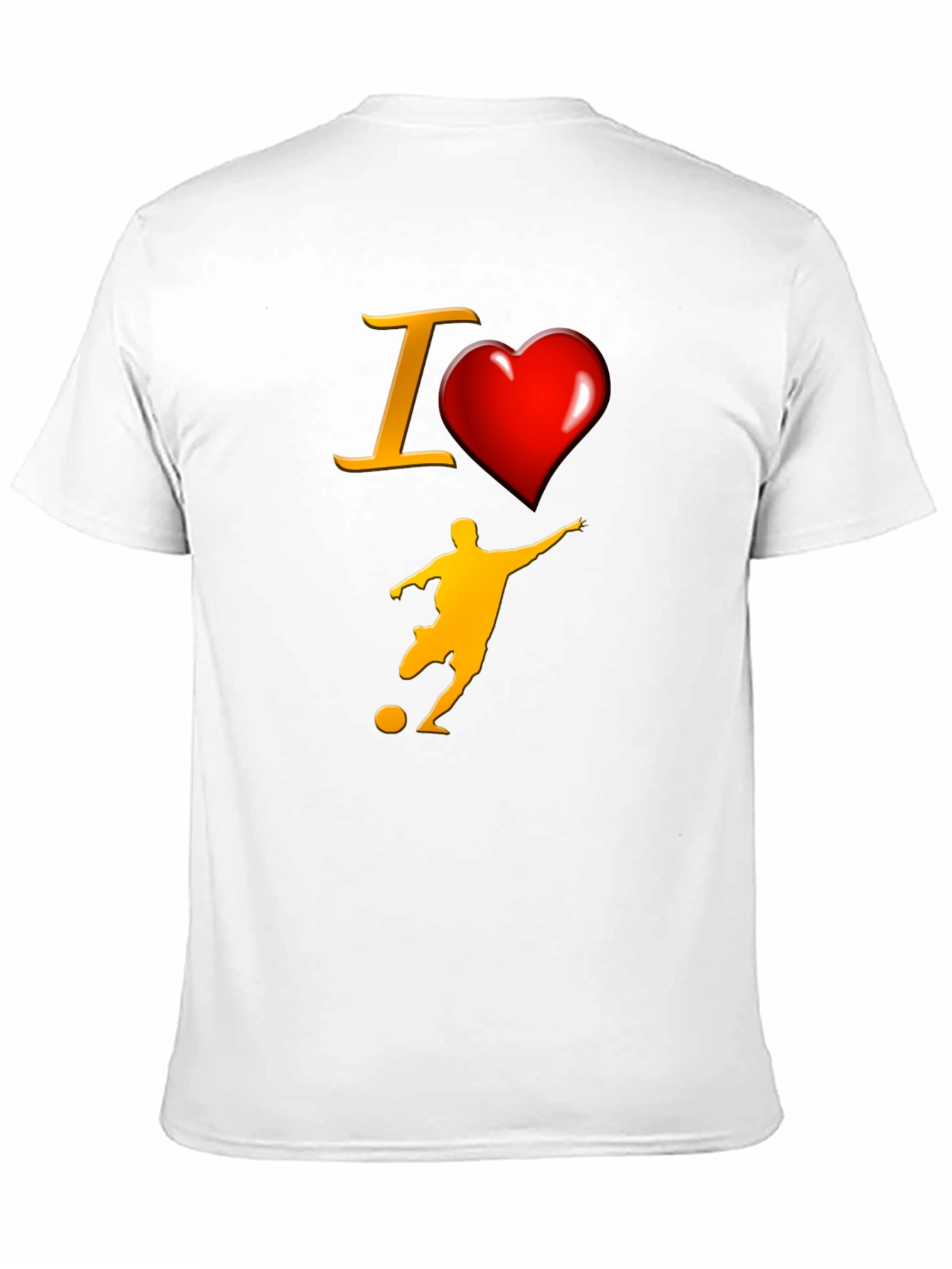 I Love Soccer Graphic T-Shirt