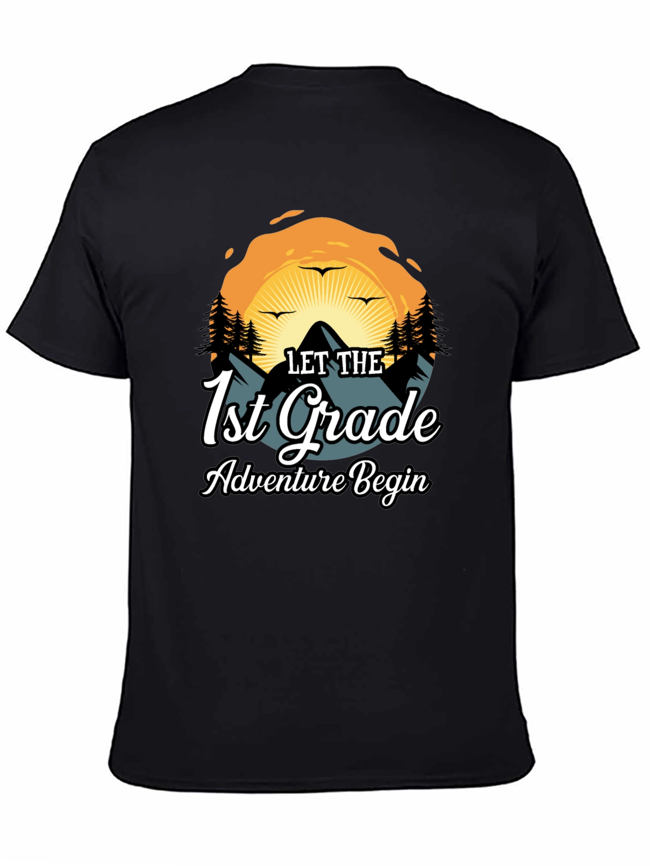 1st Grade Adventure Begins Graphic Tee