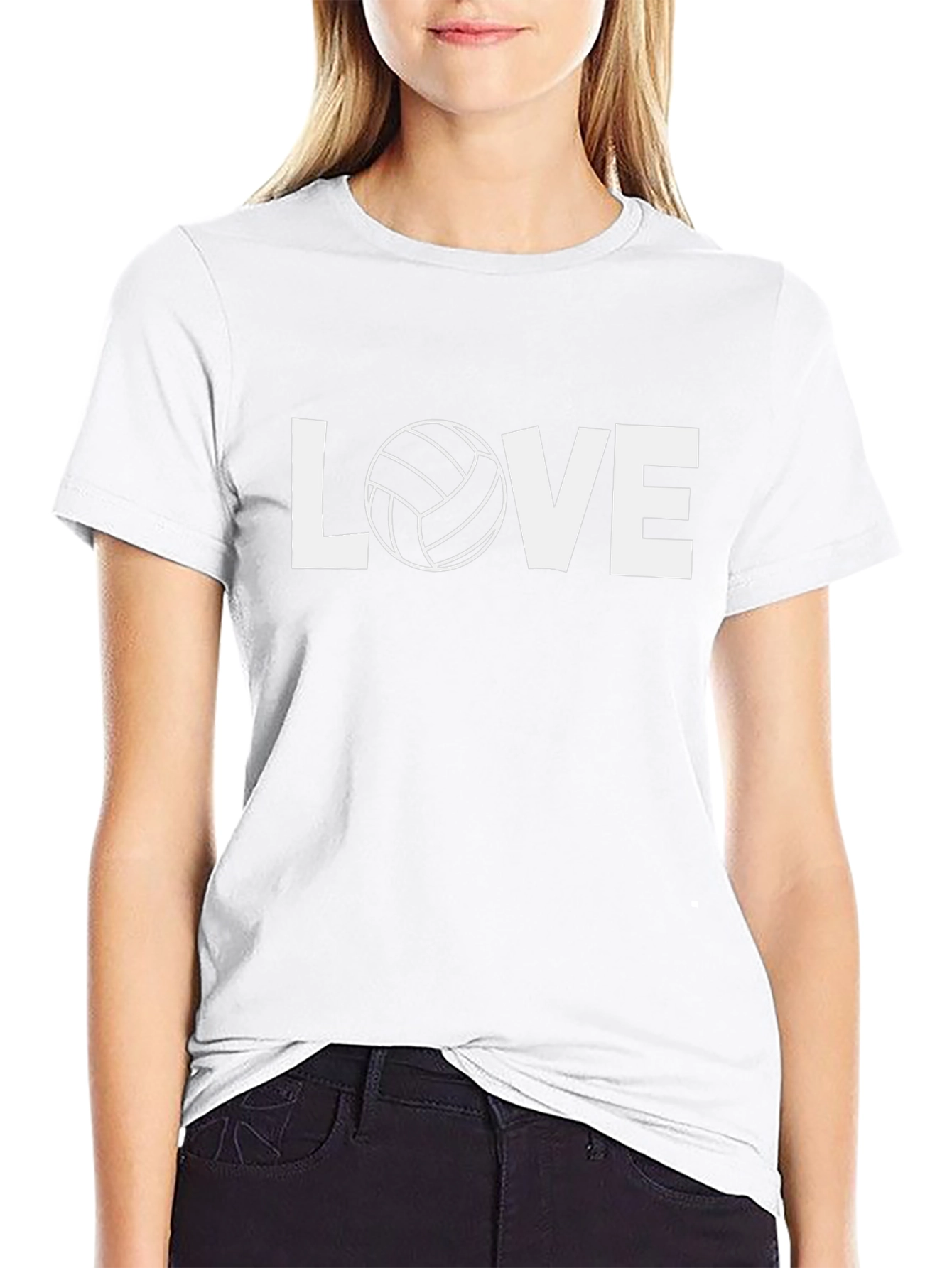 Volleyball Love Graphic T-Shirt - Soft Cotton Tee