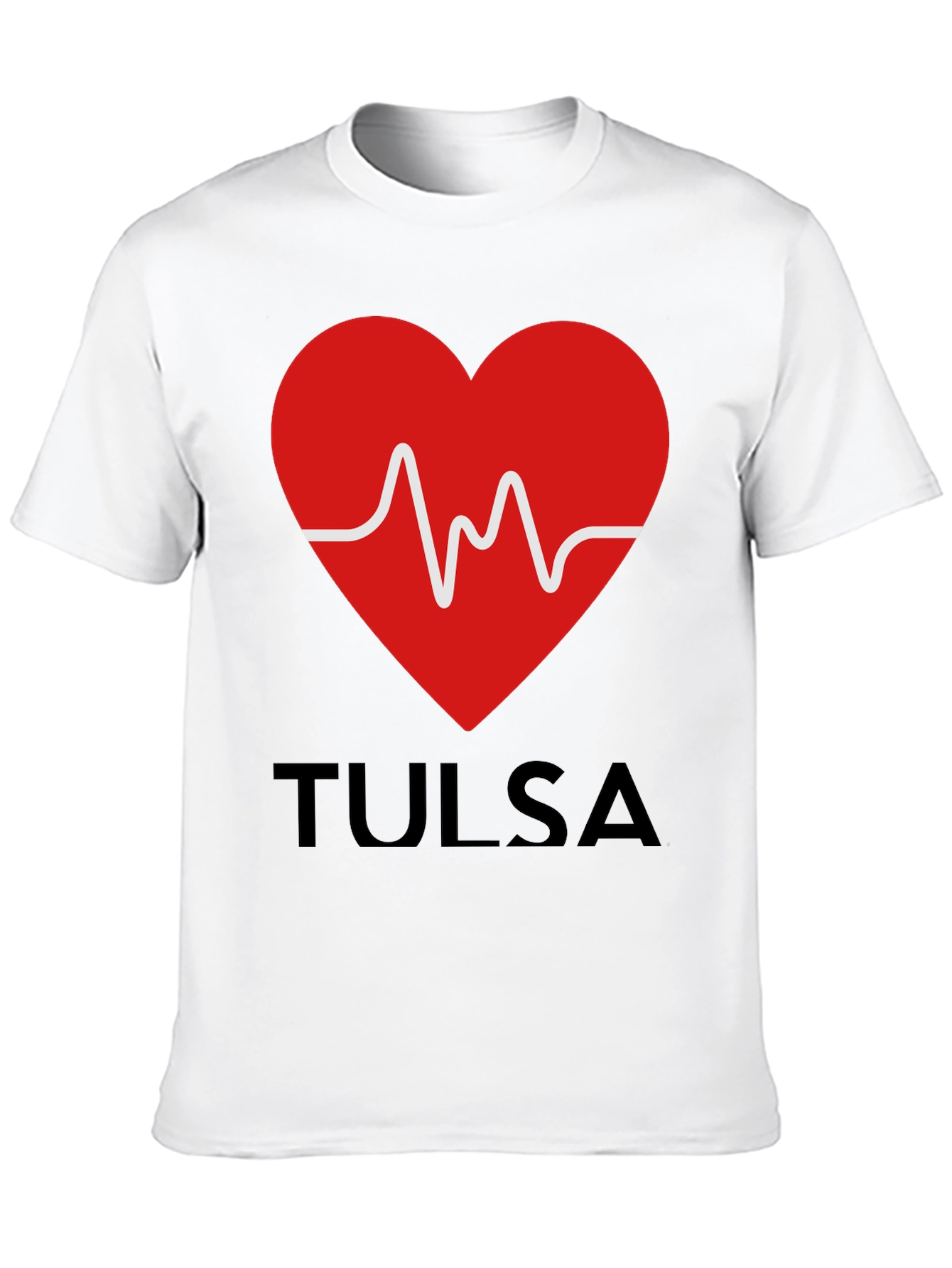 Tulsa Heartbeat T-Shirt - Black