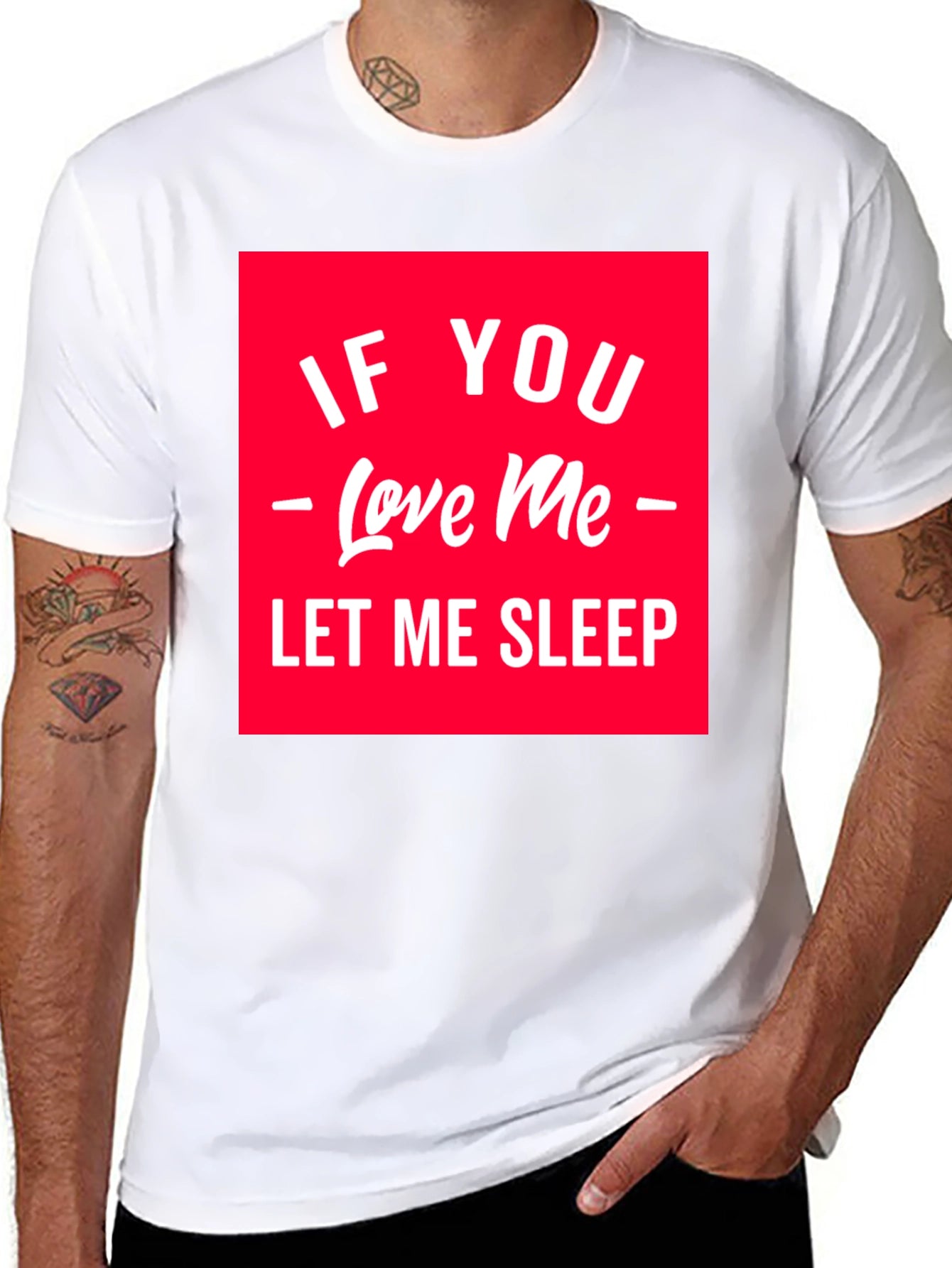 If You Love Me Let Me Sleep Graphic Tee