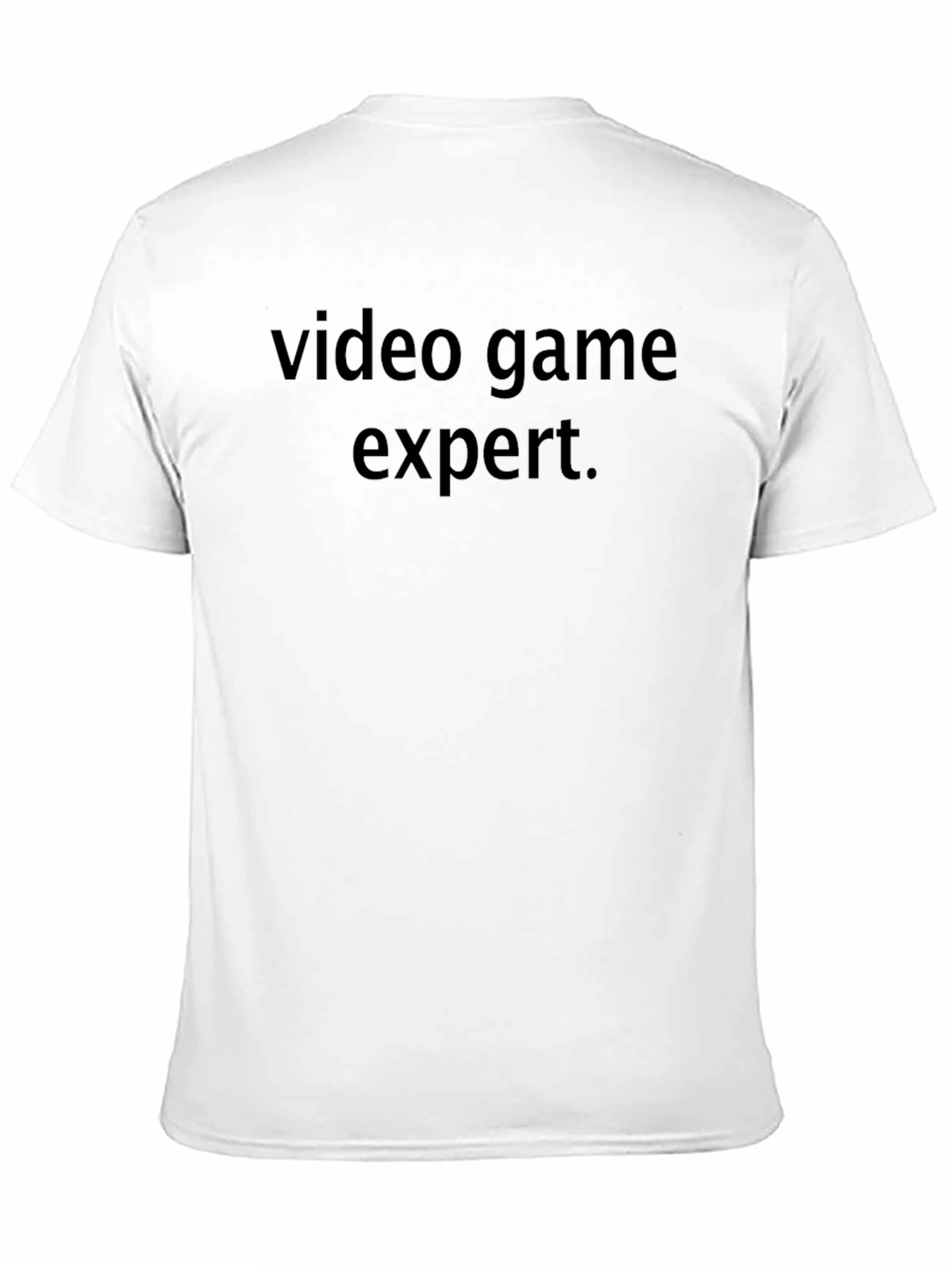 Video Game Expert Black T-Shirt - Gamer Apparel