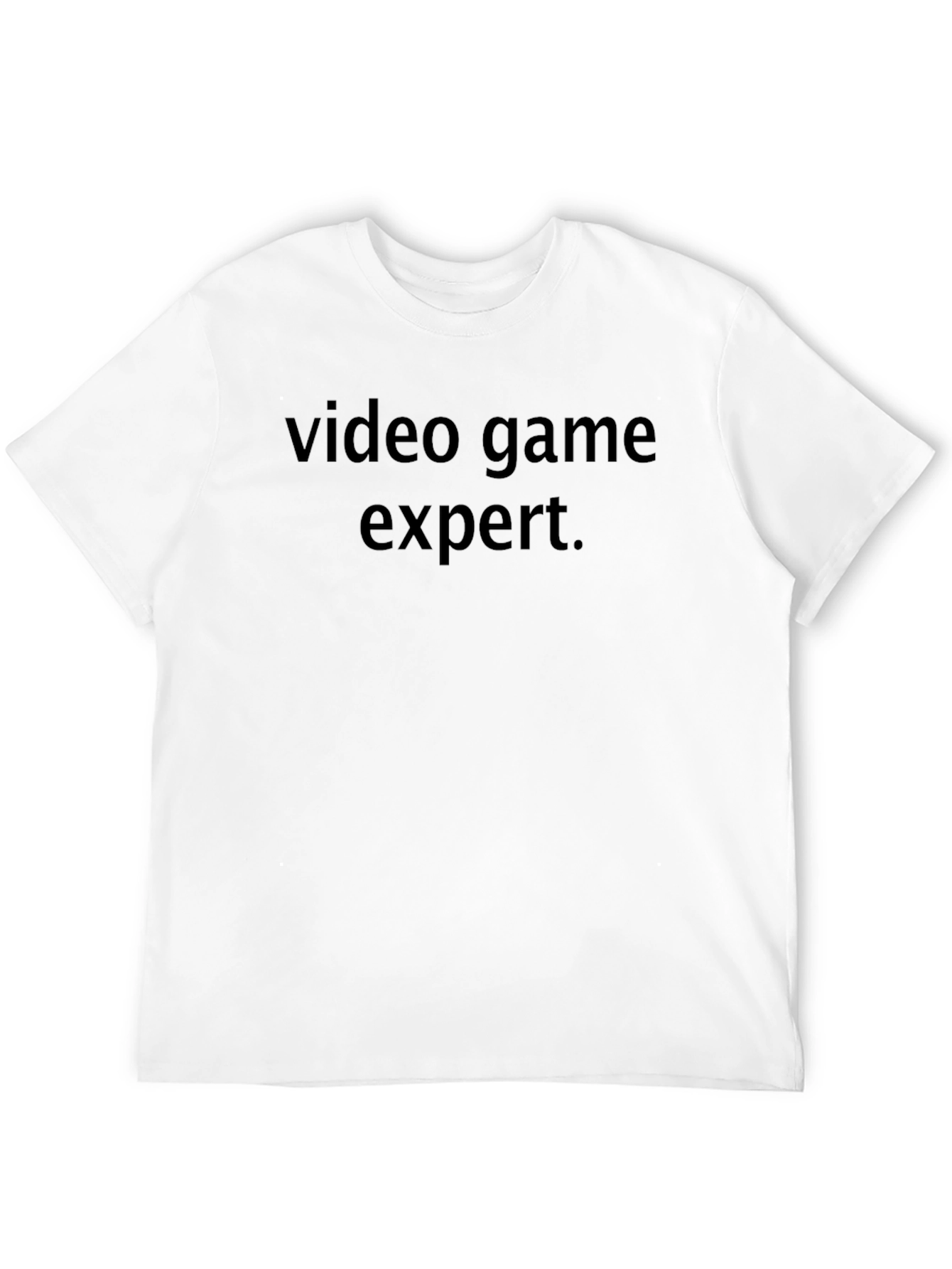 Video Game Expert Black T-Shirt - Gamer Apparel