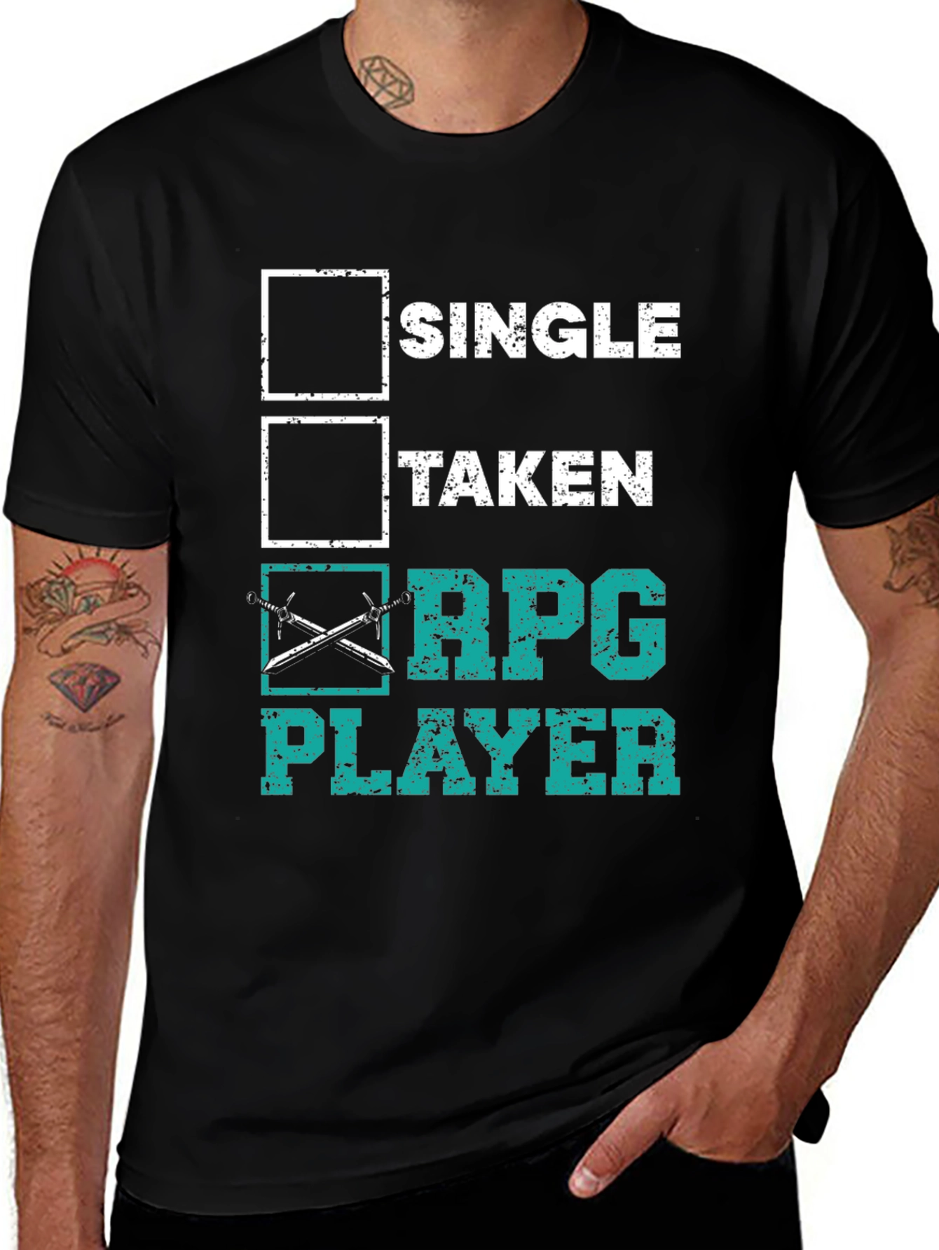 RPG Player Graphic Tee - Gamer T-Shirt