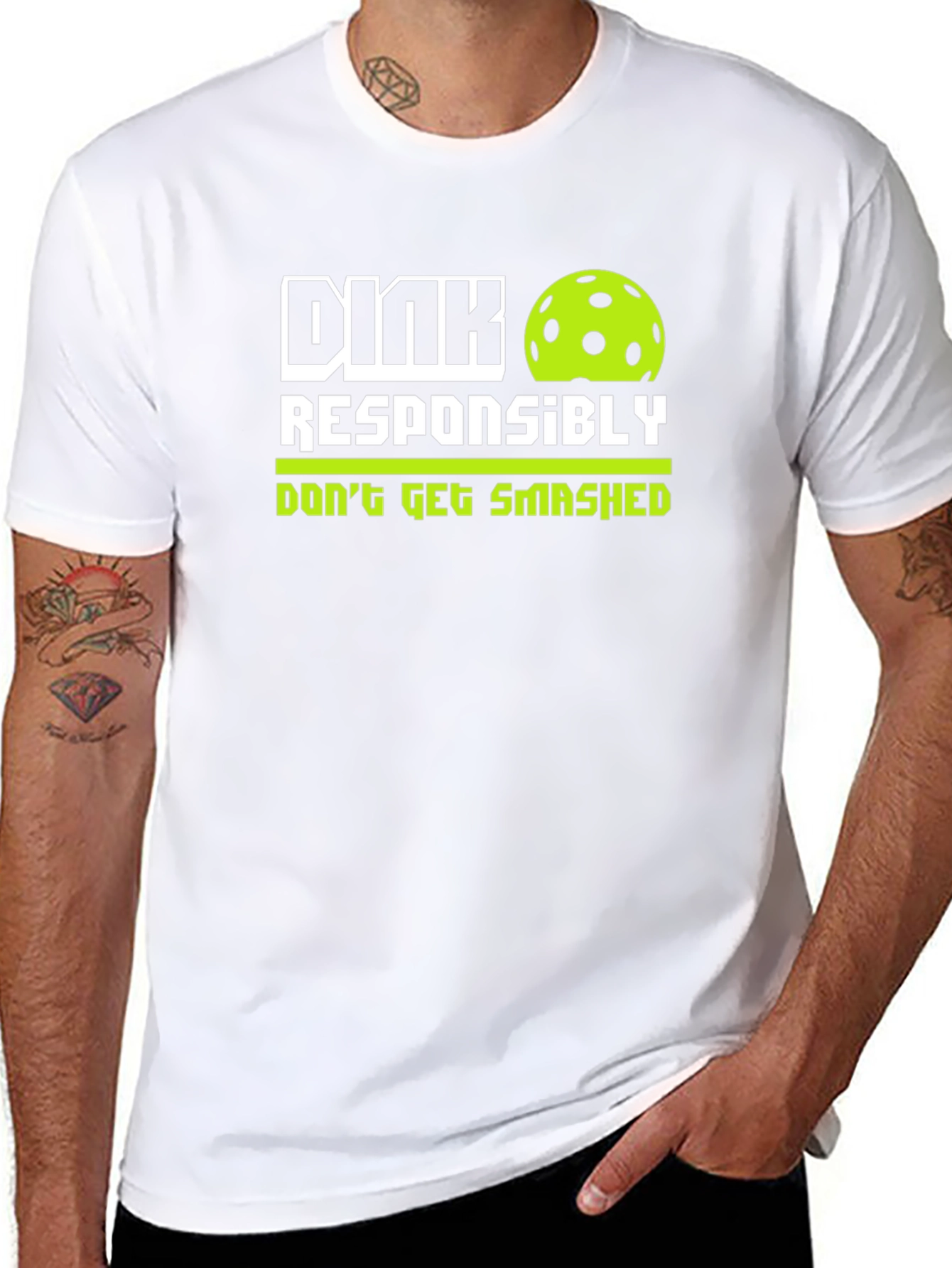 Dink Responsibly T-Shirt - Pickleball Tee