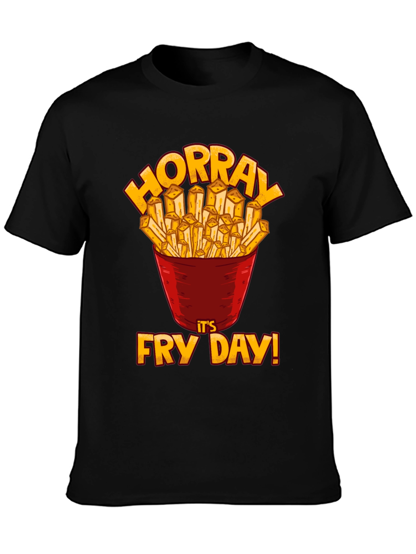 Hooray Fry Day Graphic T-Shirt