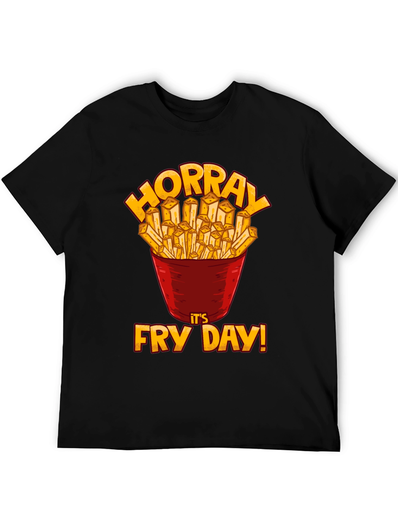 Hooray Fry Day Graphic T-Shirt