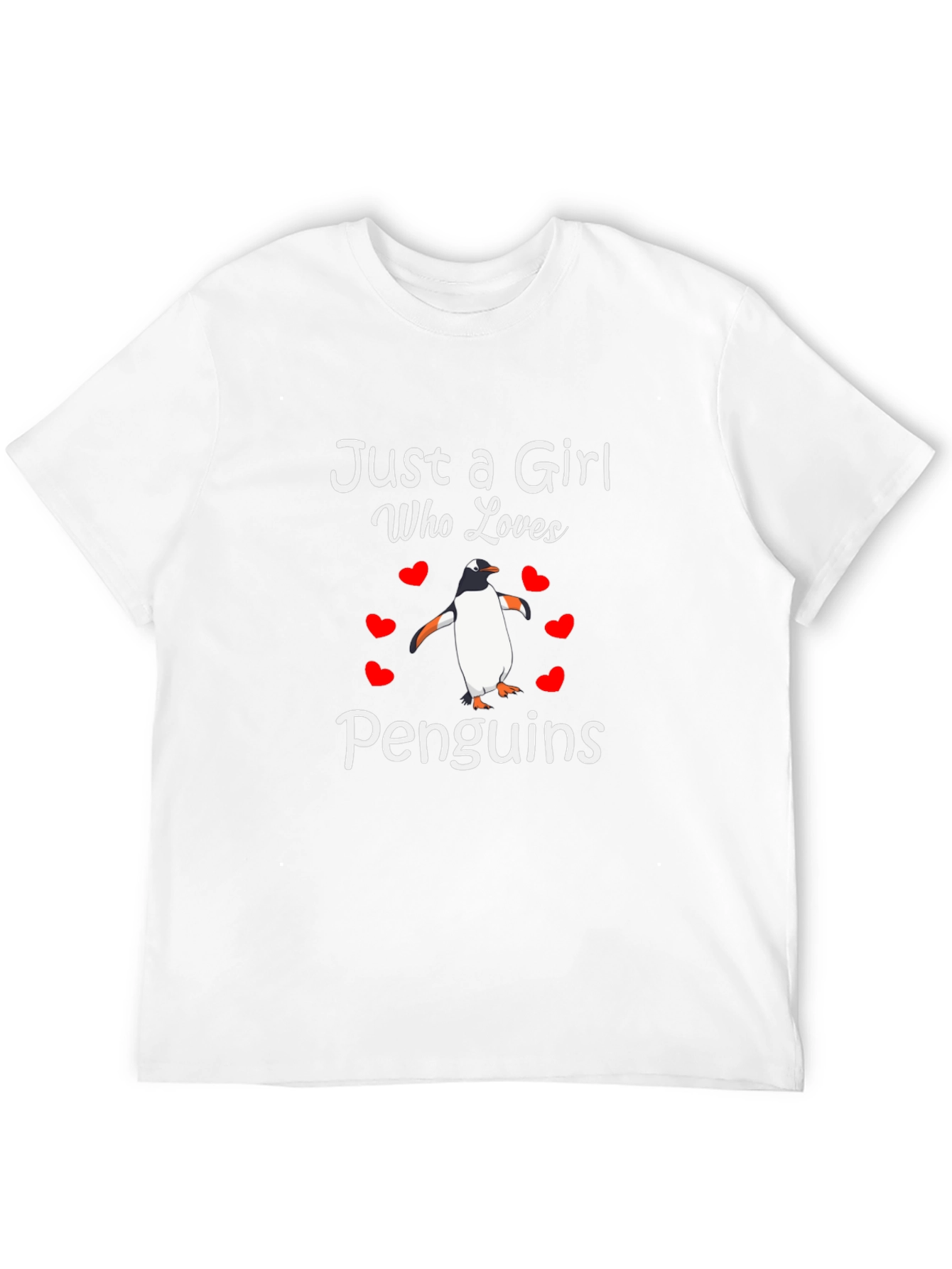Just A Girl Who Loves Penguins T-Shirt