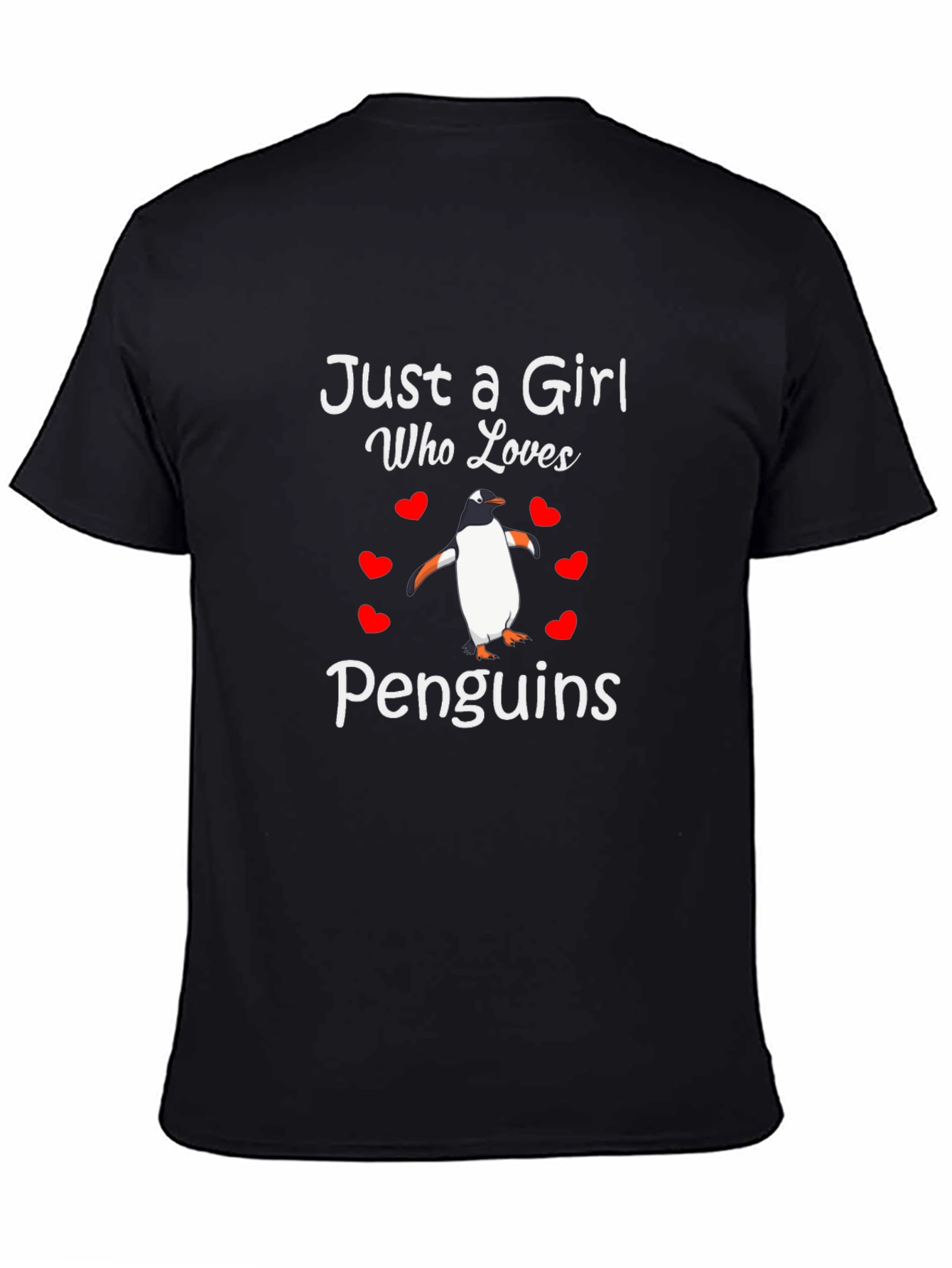 Just A Girl Who Loves Penguins T-Shirt