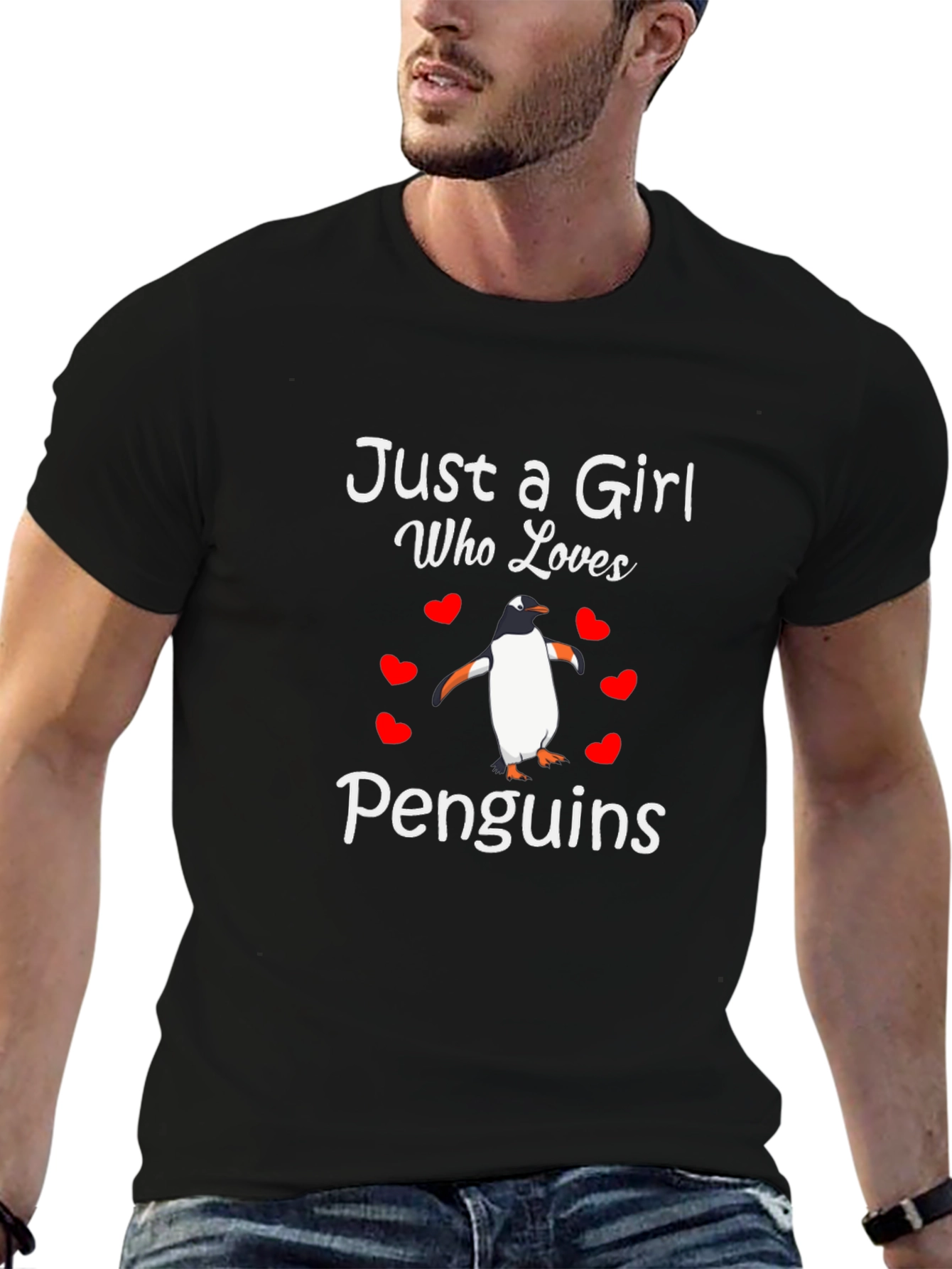 Just A Girl Who Loves Penguins T-Shirt