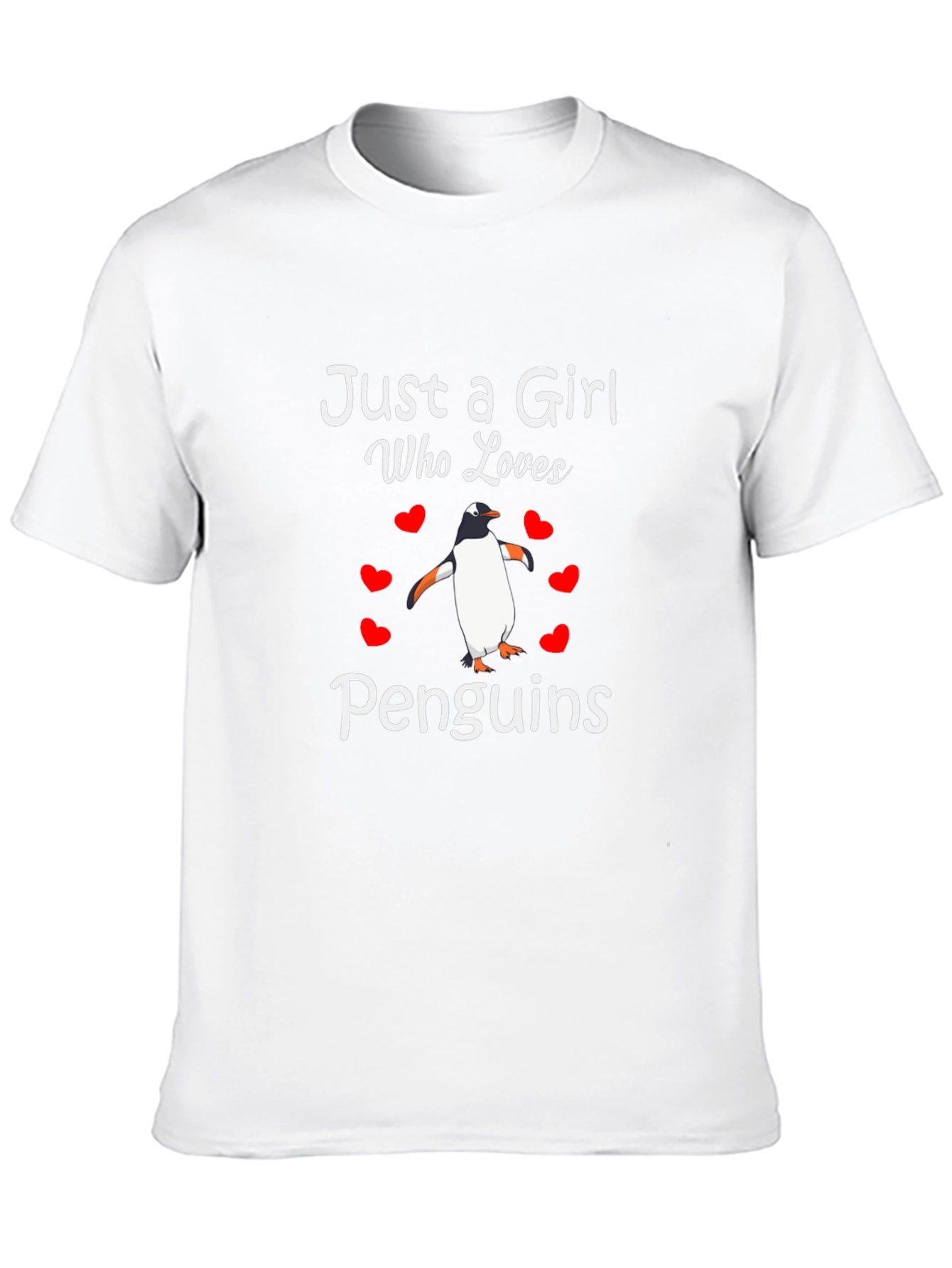 Just A Girl Who Loves Penguins T-Shirt