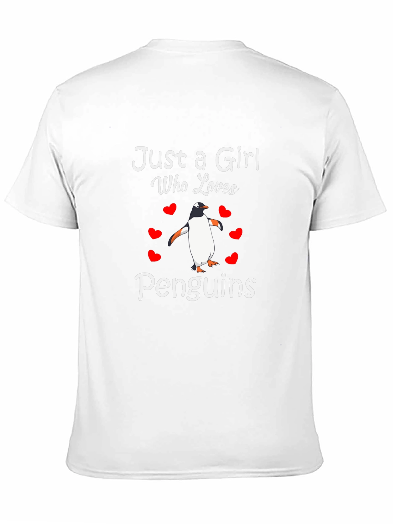 Just A Girl Who Loves Penguins T-Shirt