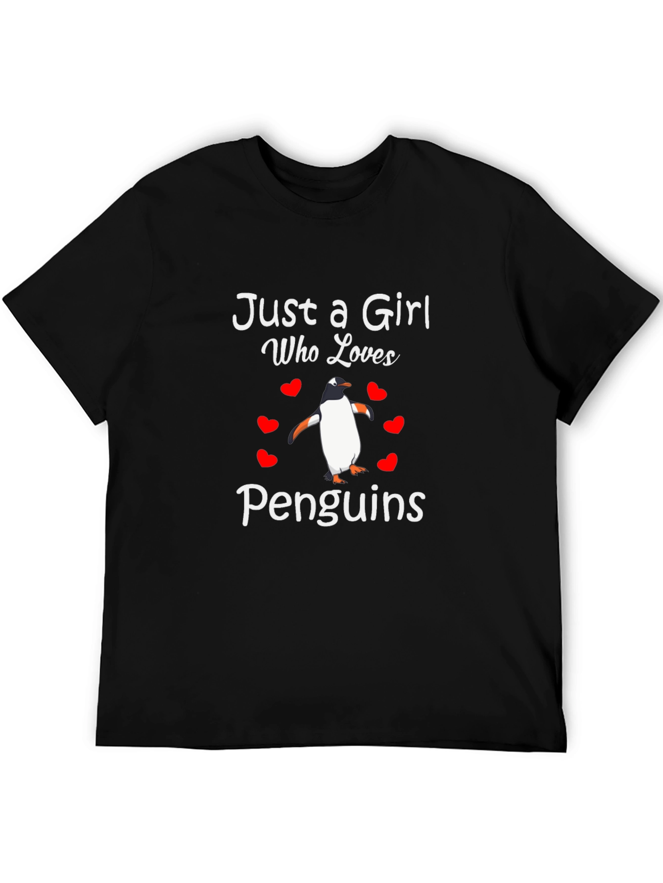 Just A Girl Who Loves Penguins T-Shirt