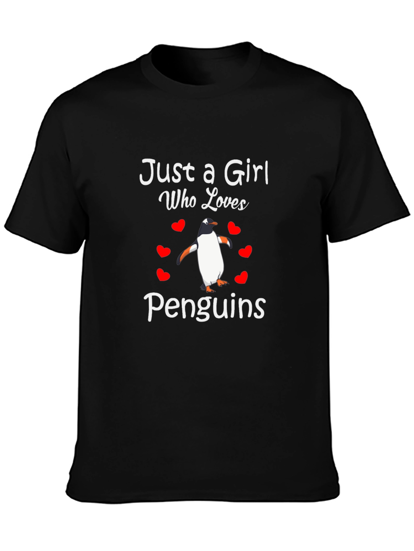 Just A Girl Who Loves Penguins T-Shirt
