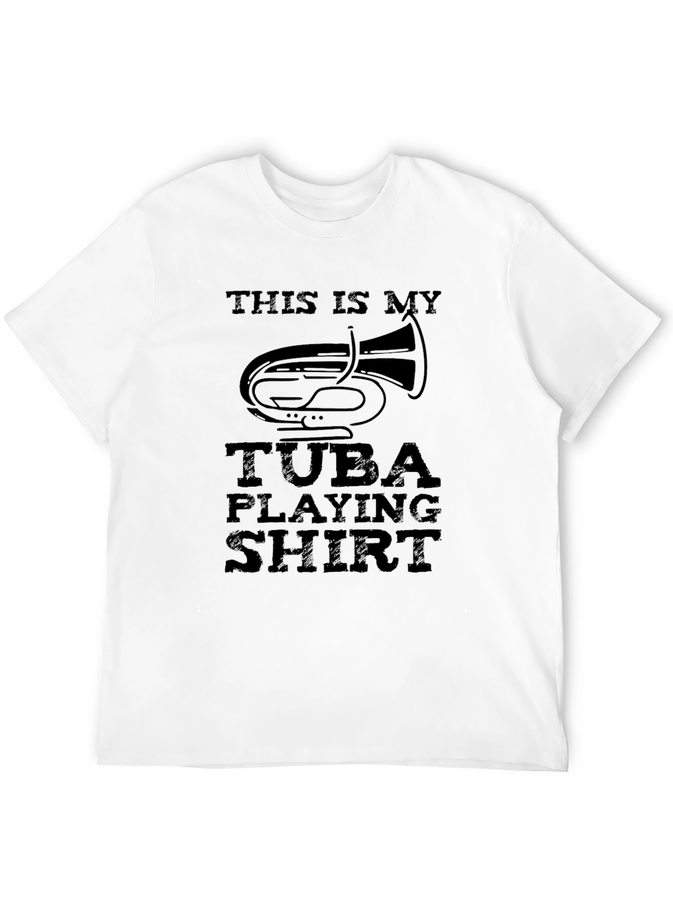 Tuba Playing Shirt - Musicians Tee