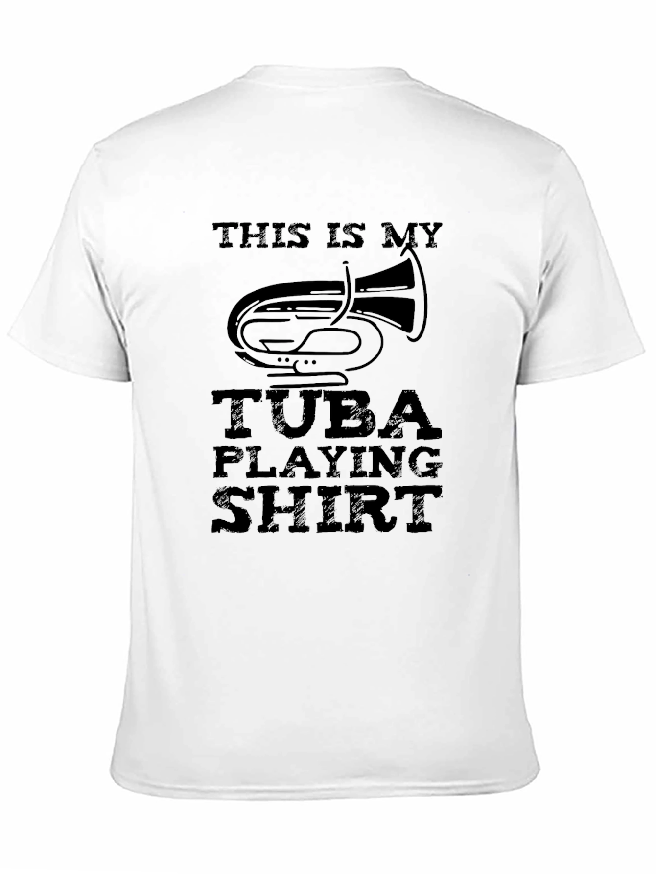 Tuba Playing Shirt - Musicians Tee