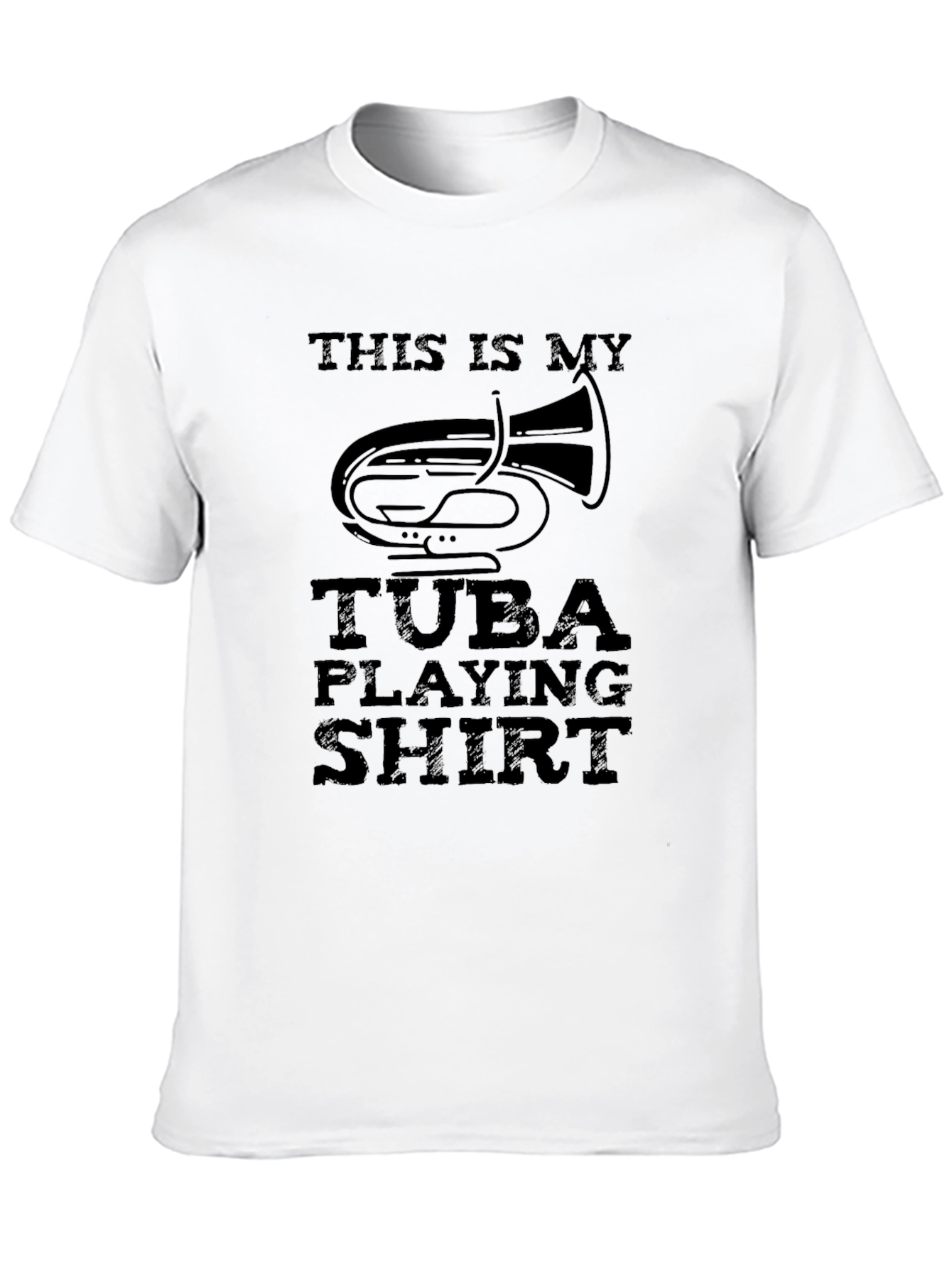Tuba Playing Shirt - Musicians Tee