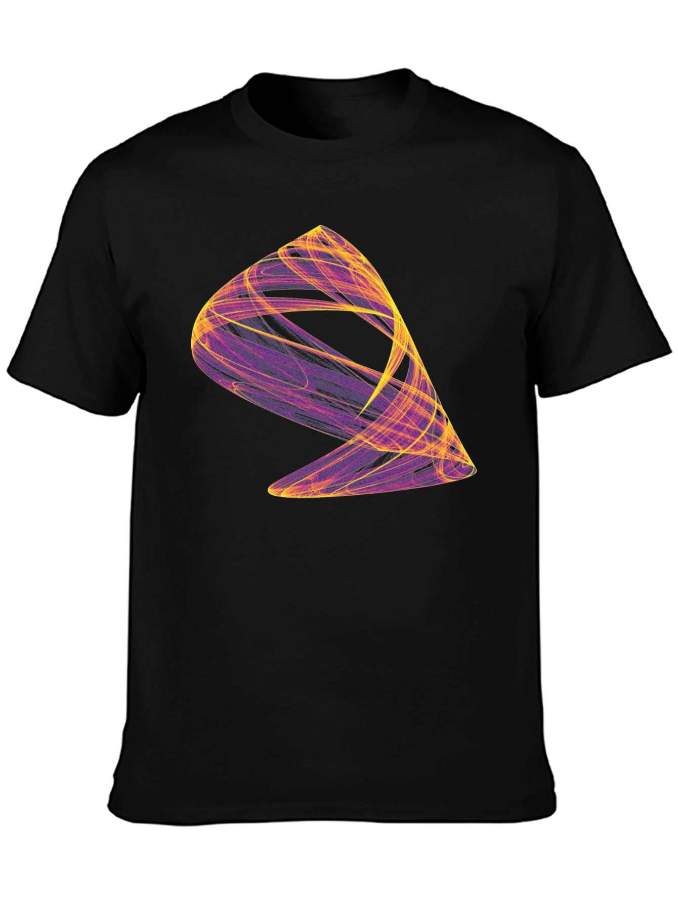 Abstract Swirl Graphic Tee - Unique Design
