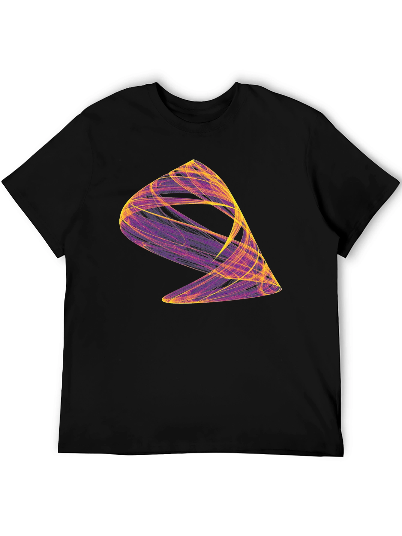 Abstract Swirl Graphic Tee - Unique Design