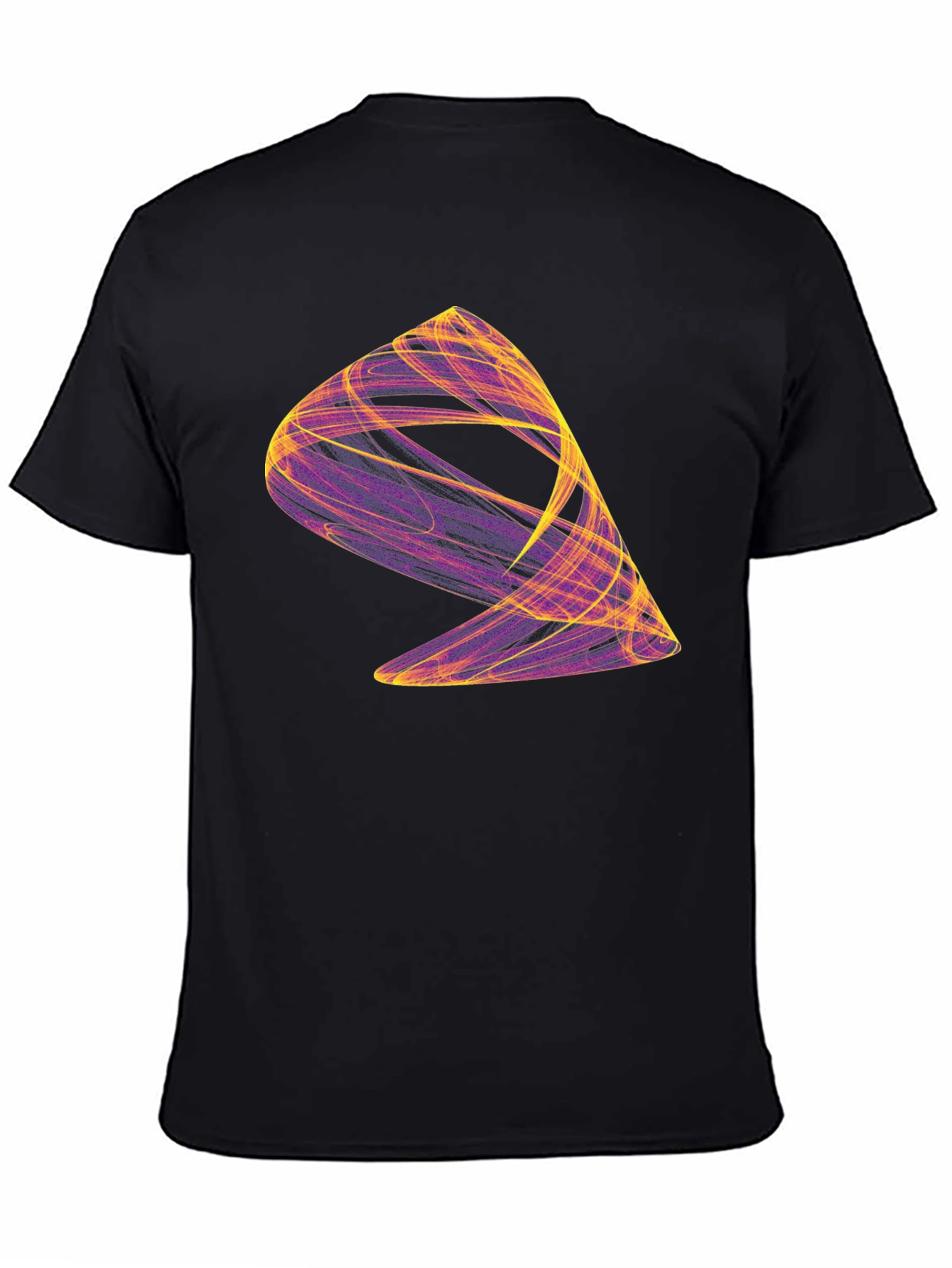 Abstract Swirl Graphic Tee - Unique Design