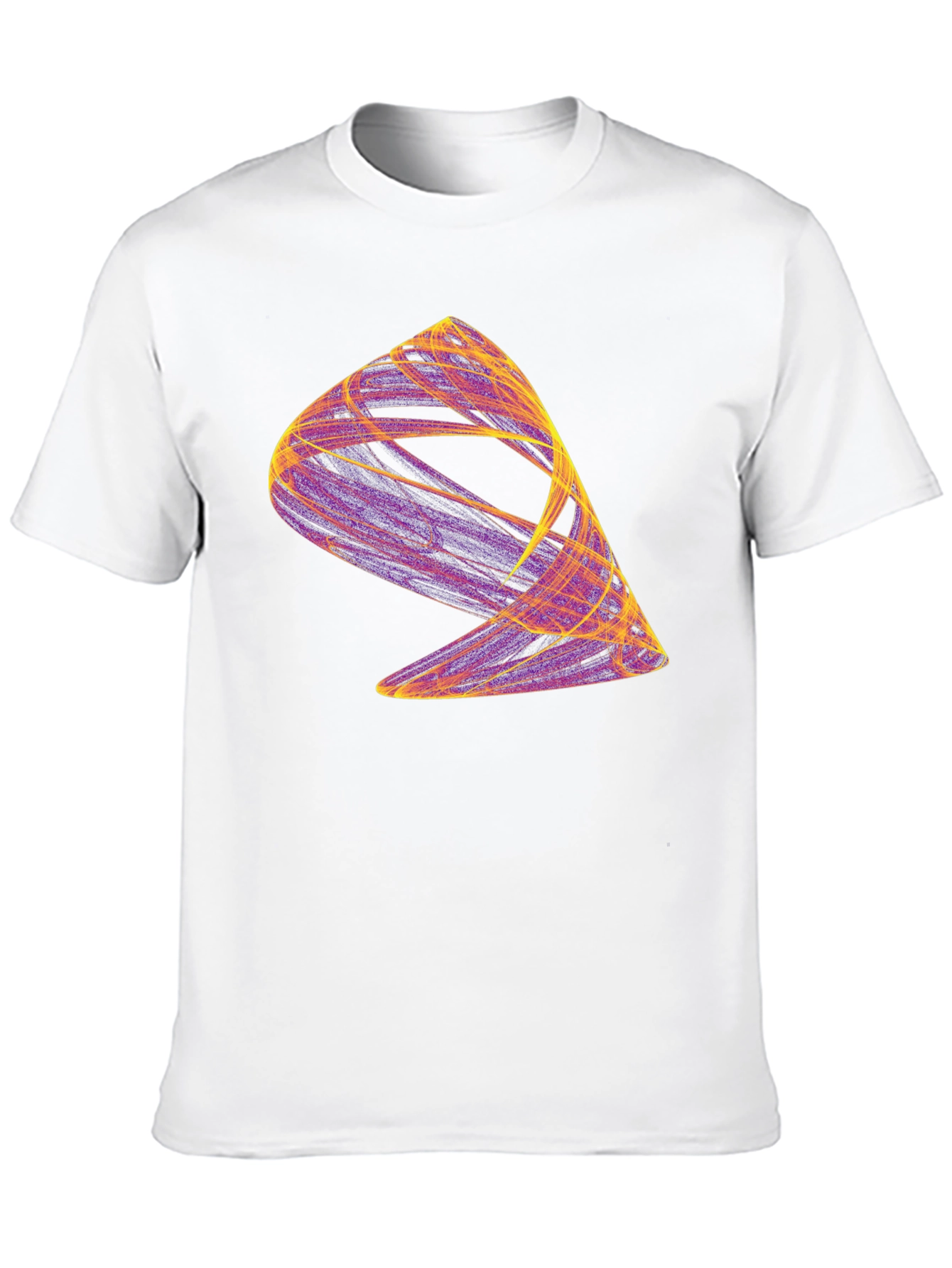 Abstract Swirl Graphic Tee - Unique Design