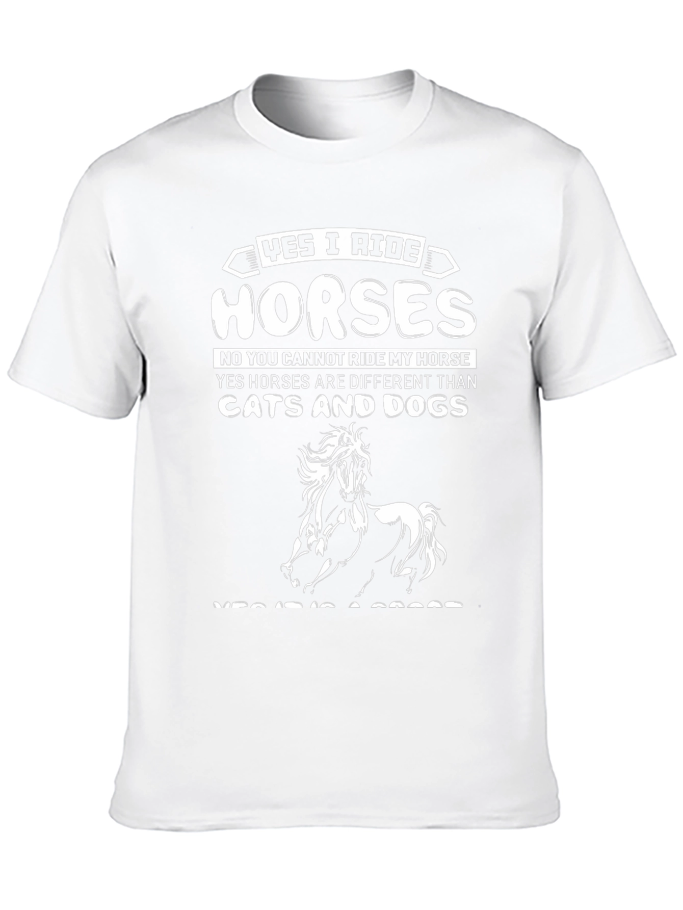 Yes I Ride Horses T-Shirt