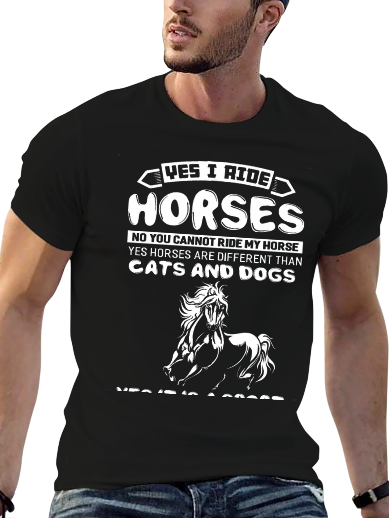 Yes I Ride Horses T-Shirt