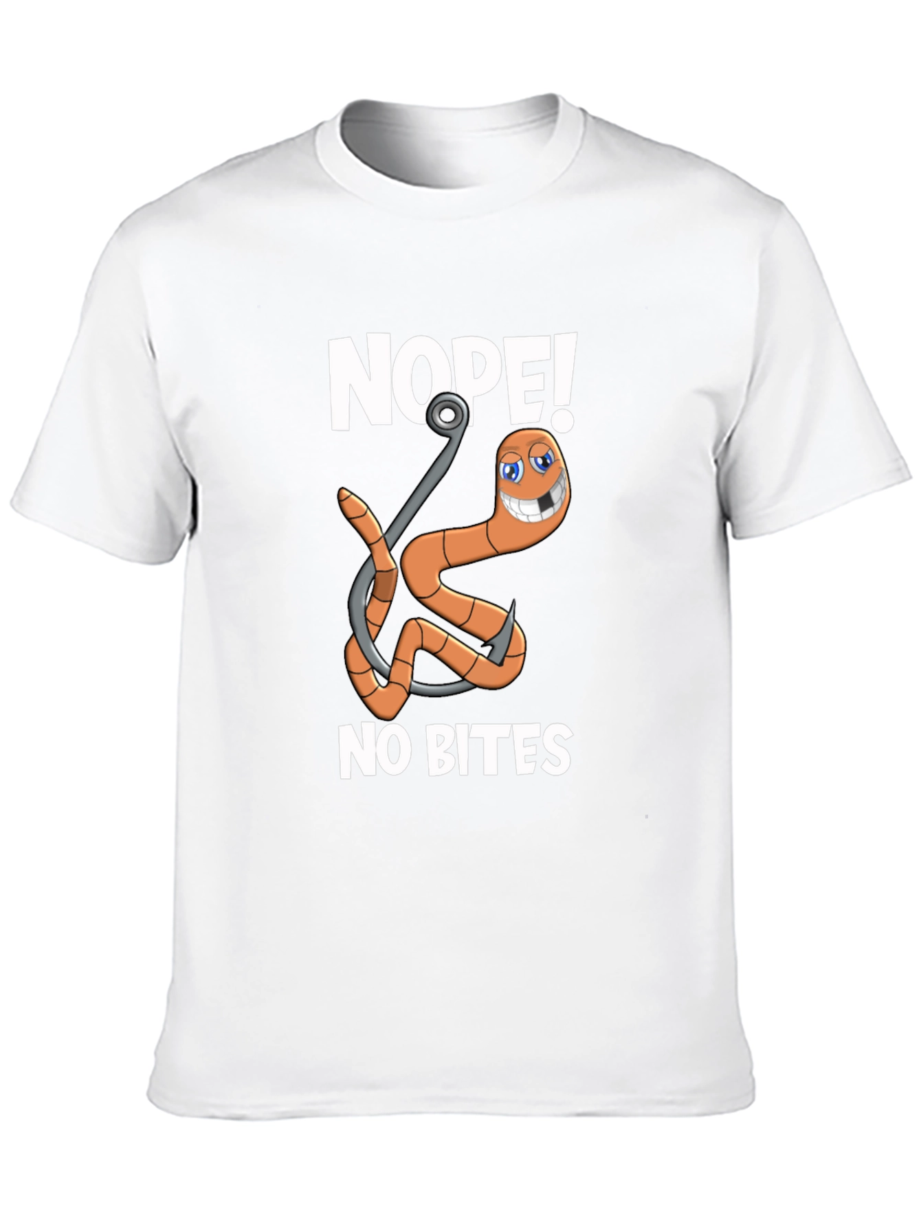 Nope! No Bites Fishing Humor T-Shirt